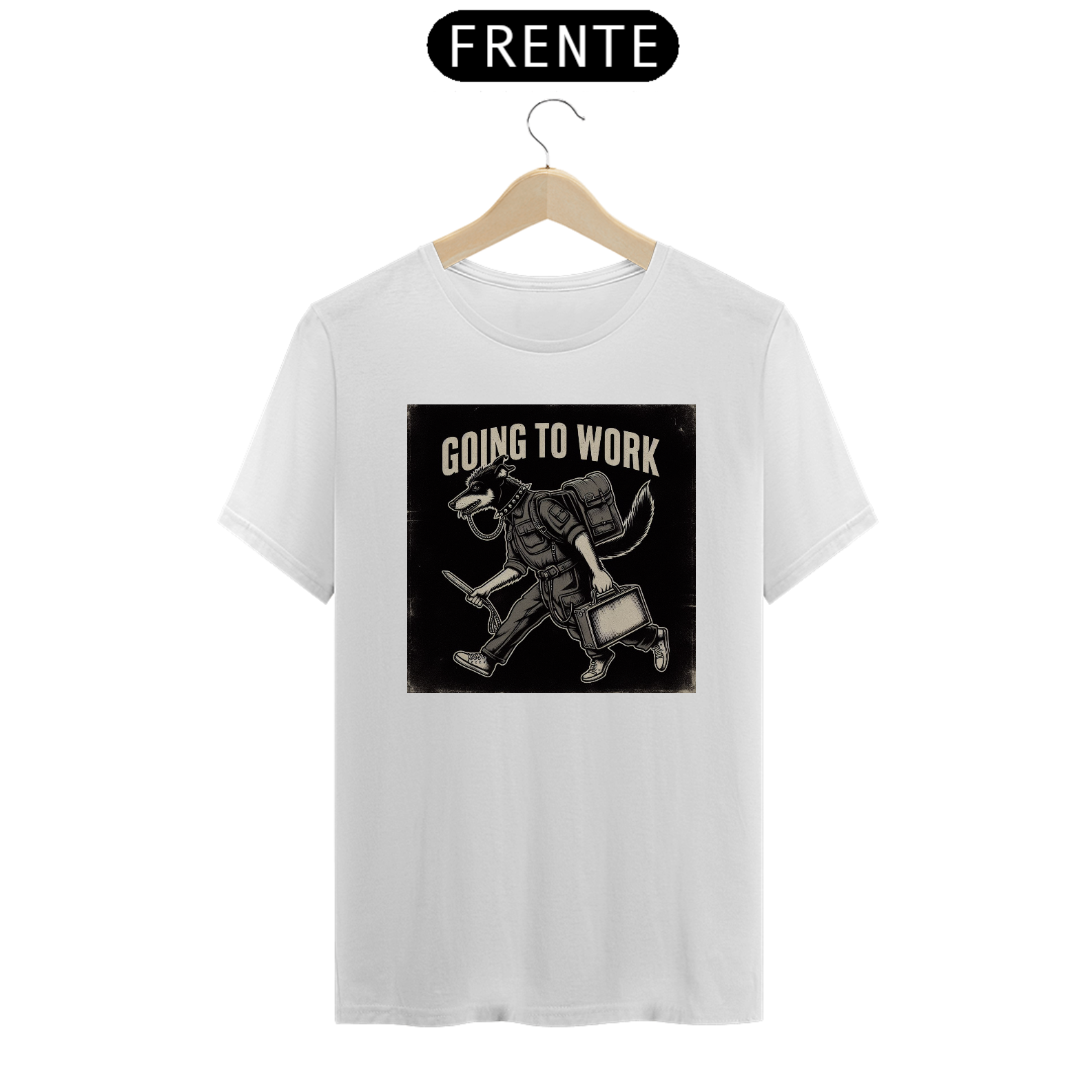 Camiseta to Work dog