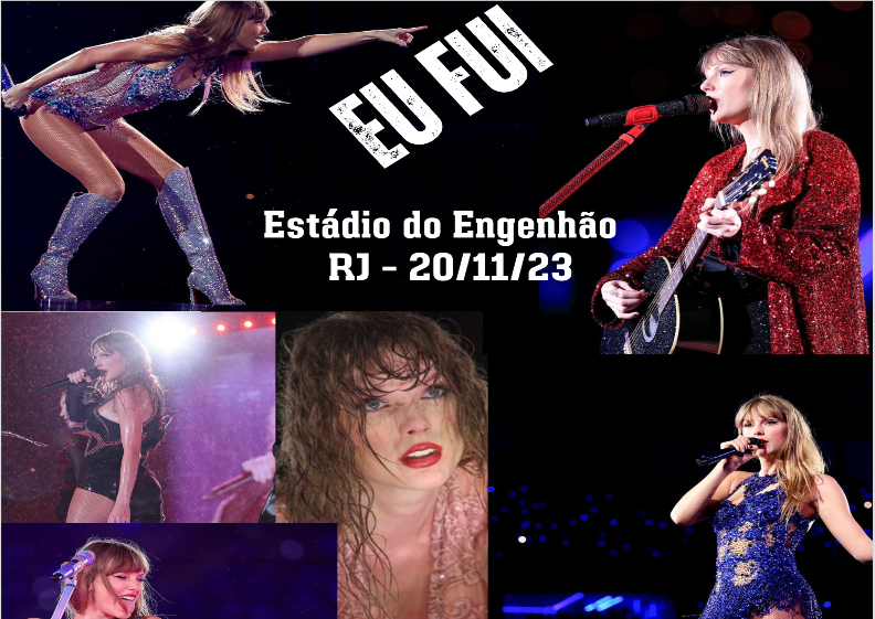 Nome do produto  Taylor no Brasil - Poster - Engenhão 20.11.23