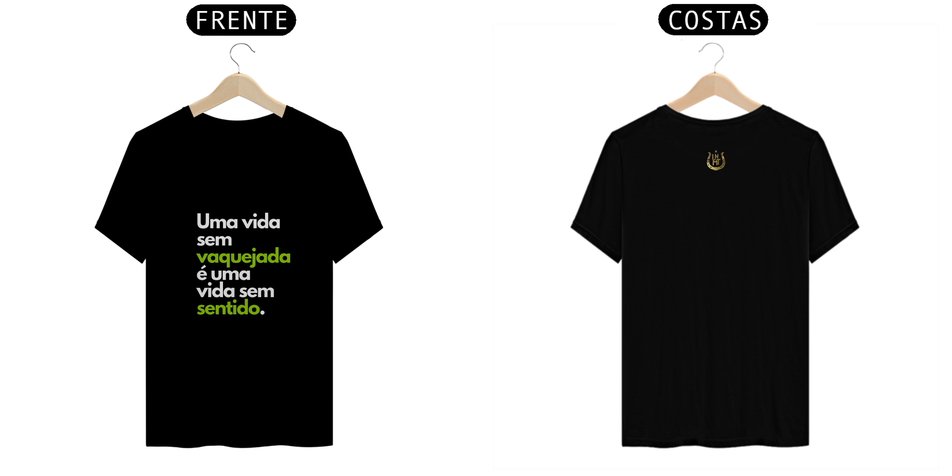 Camisa Masculina - Uma vida sem vaquejada