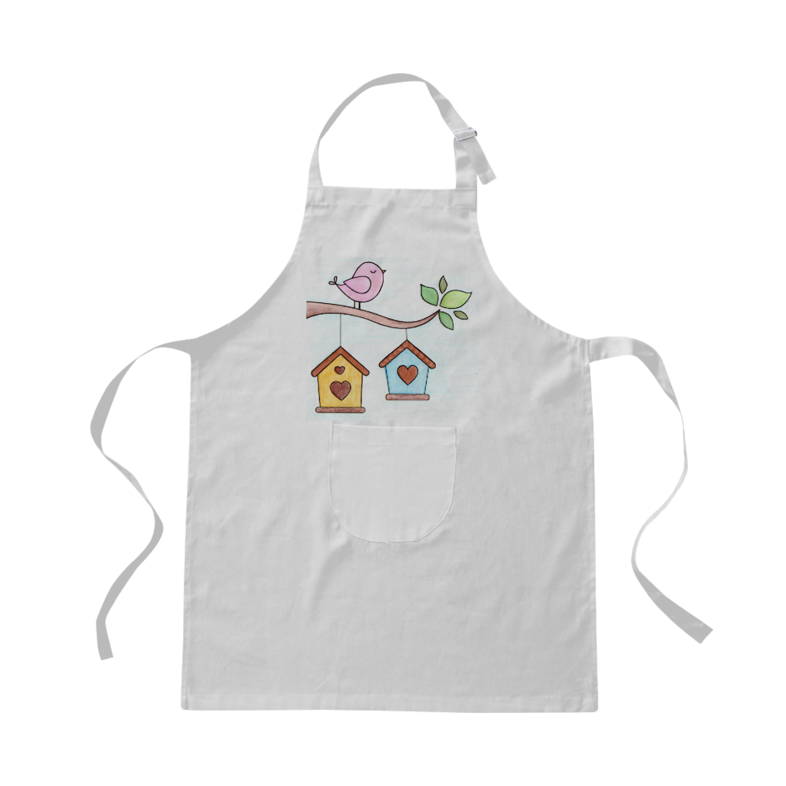 Avental para presentear Passarinho