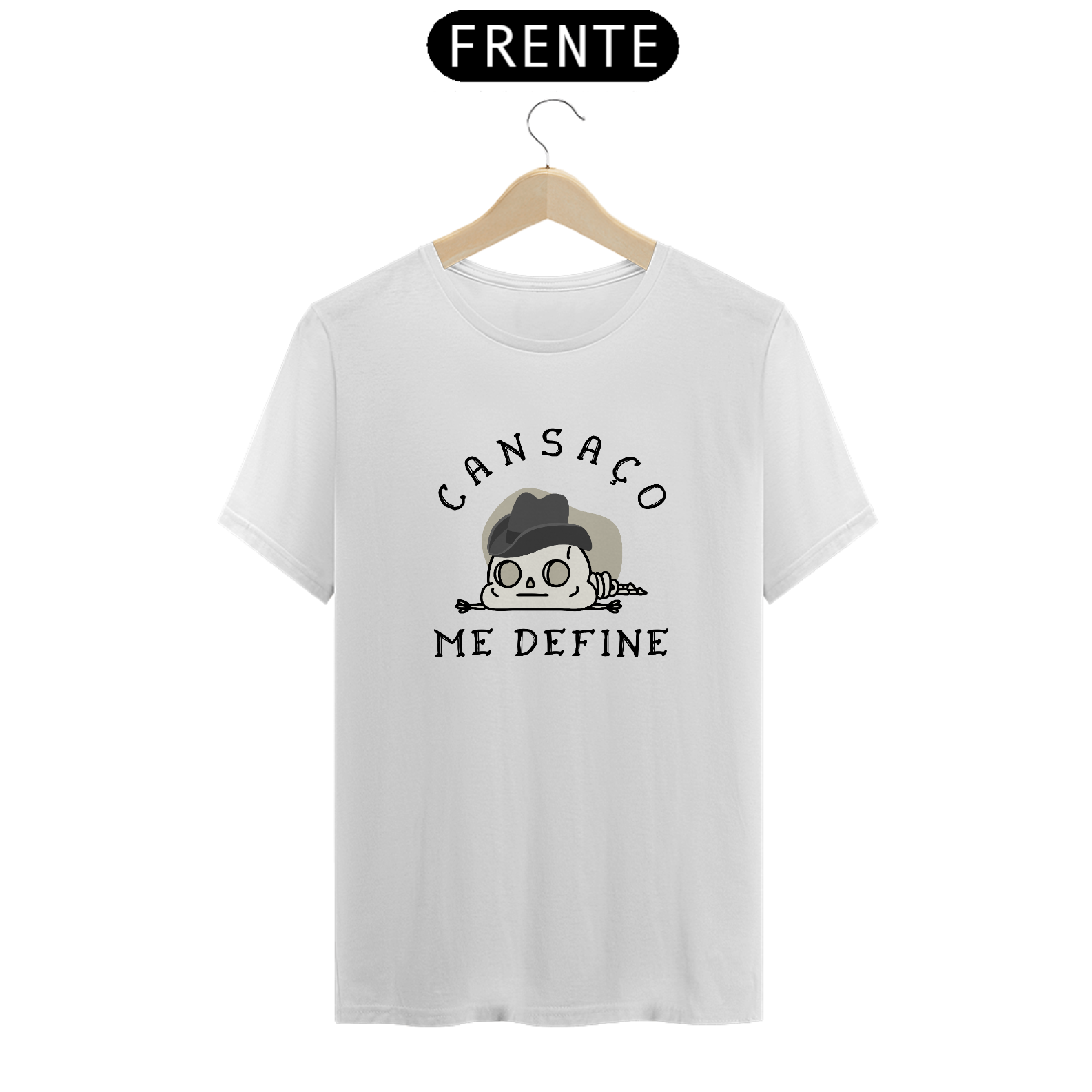 Nome do produto: T-shirt Classic Unissex / Cansaço me Define