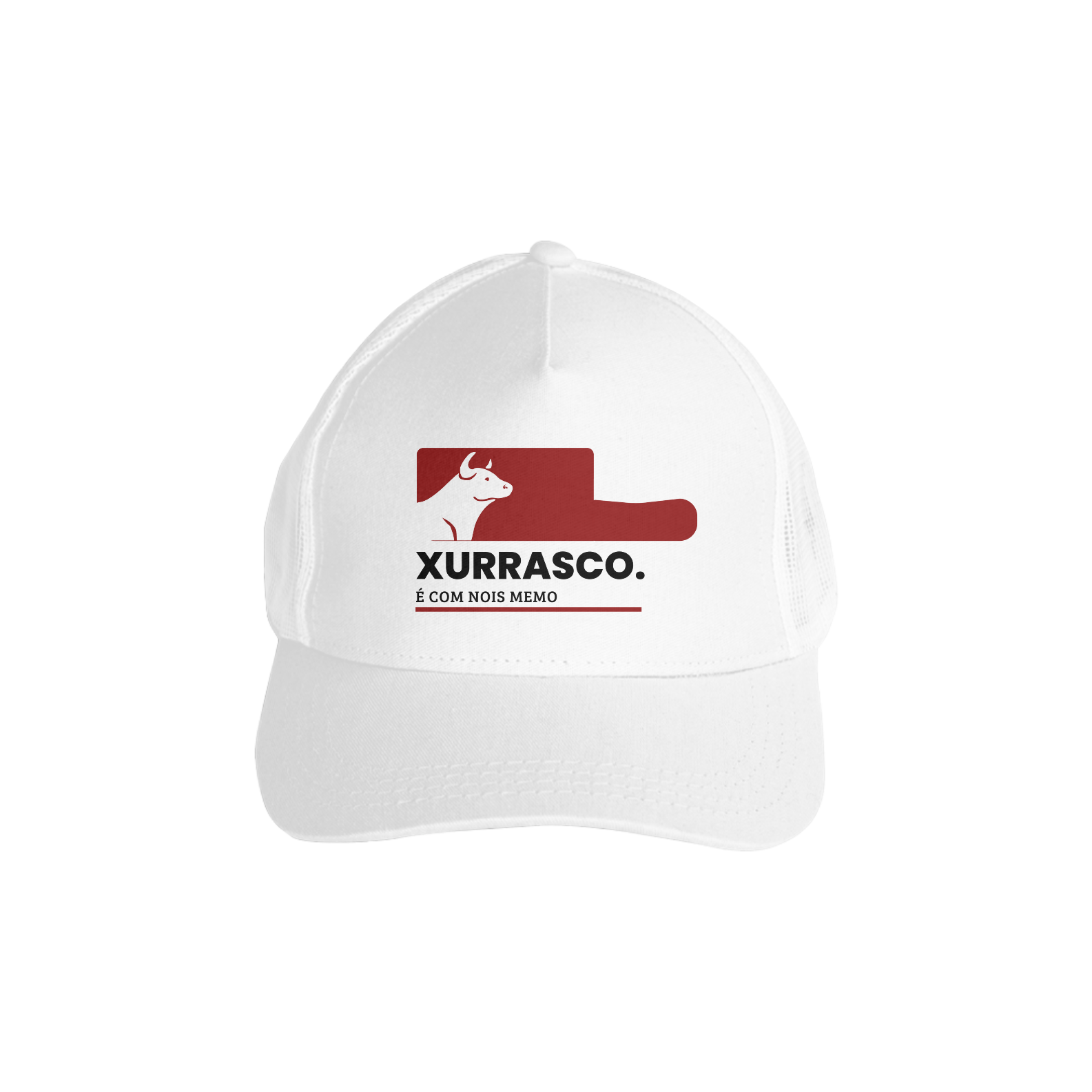 Boné Americano / Xurrasco É Com Nois Memo