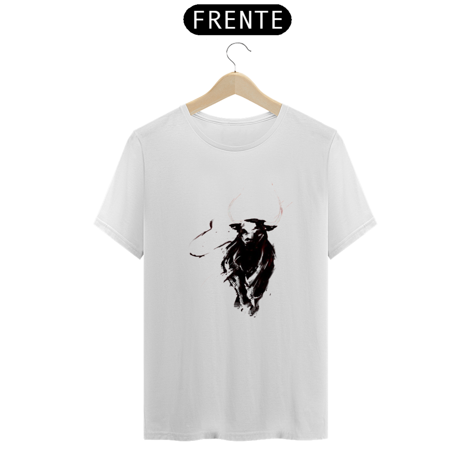 T-Shirt Classic Unissex / Touro Black