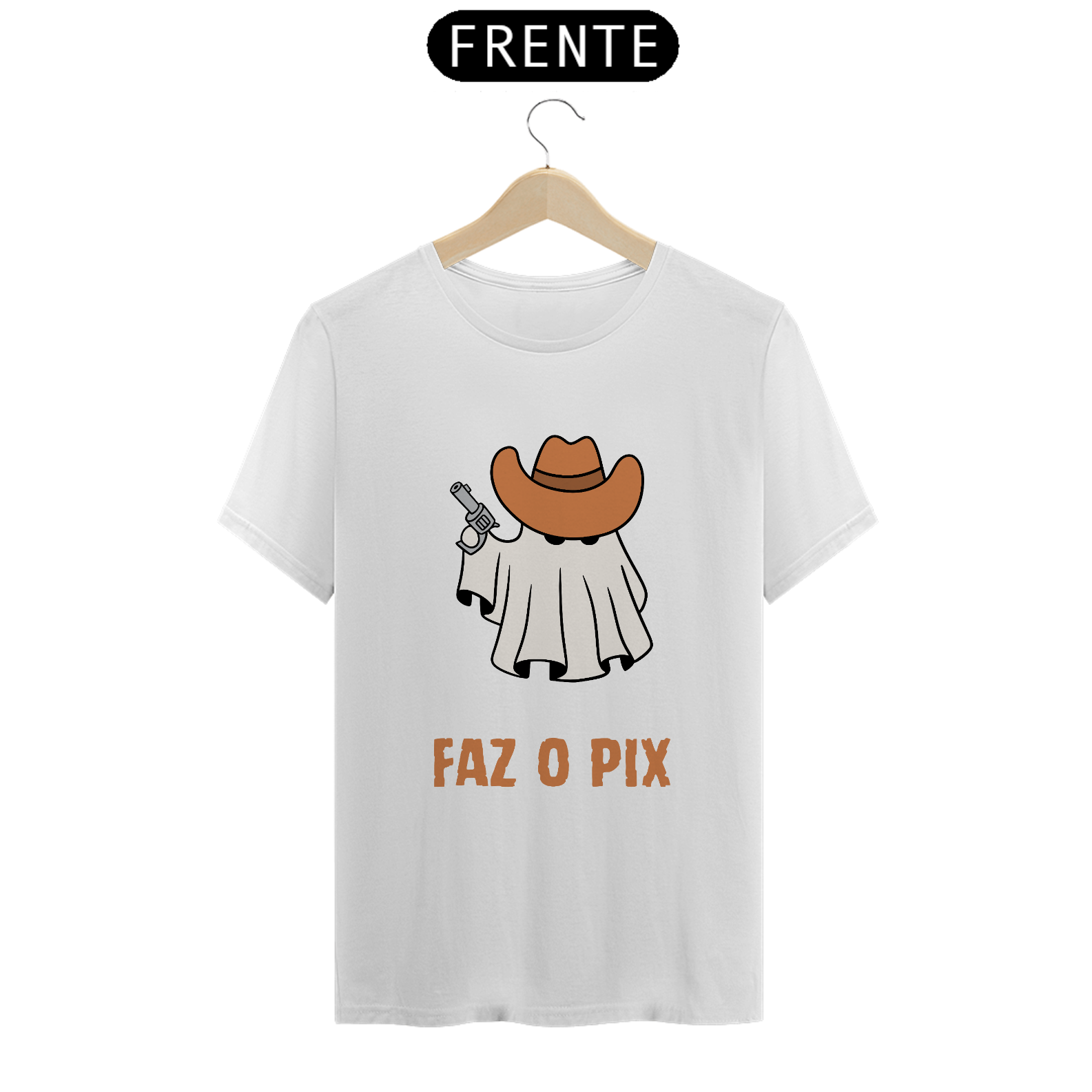 Nome do produto: Camiseta T-Shirt Classic Unissex / Faz O Pix