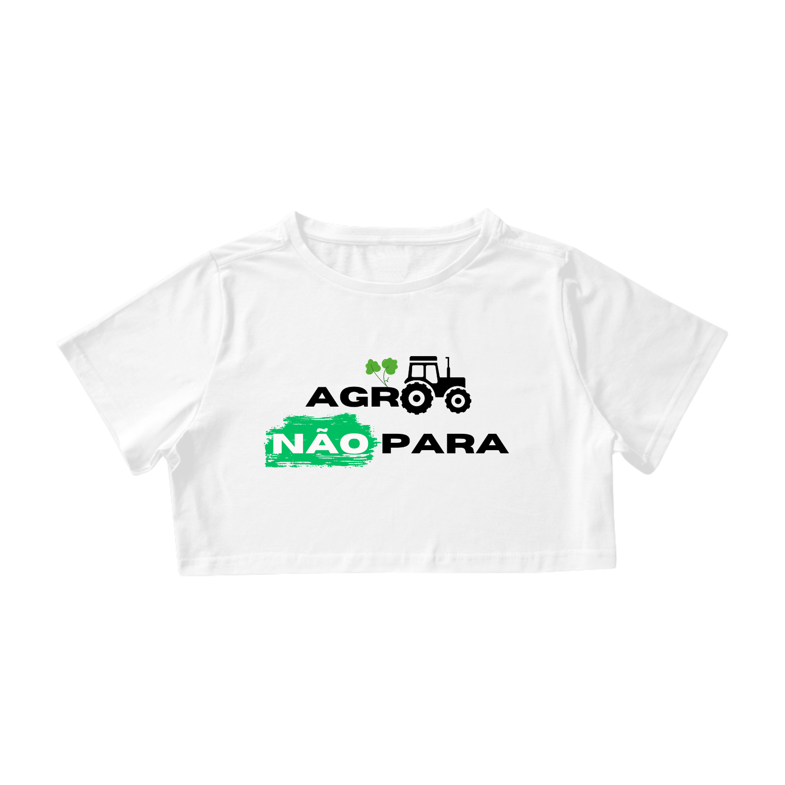 Camisa Cropped / Agro Não Para