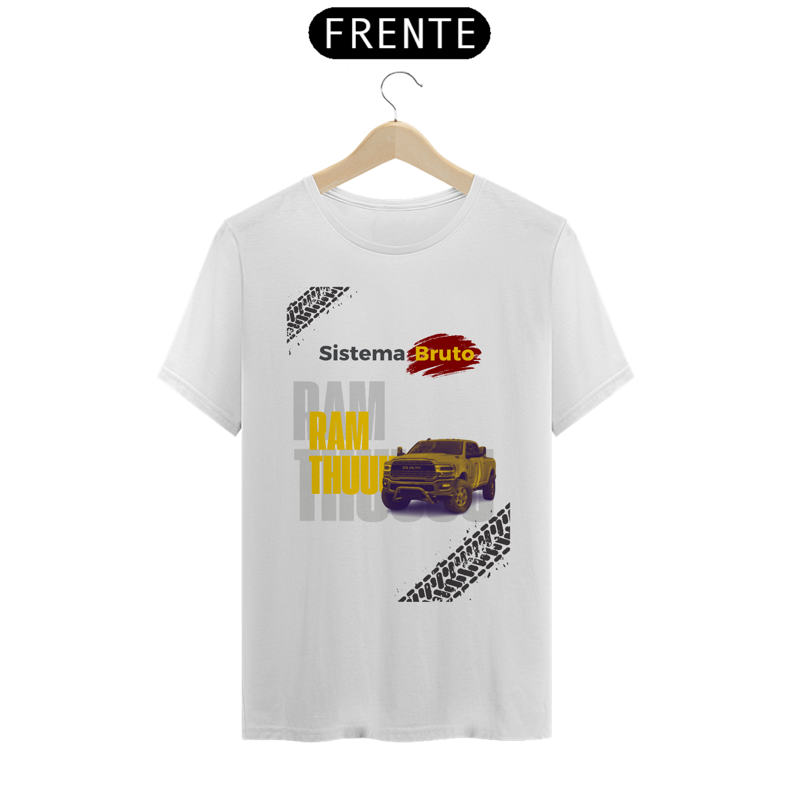 Camiseta T-Shirt Classic Unissex / Ram Thuuuu Sistema Bruto