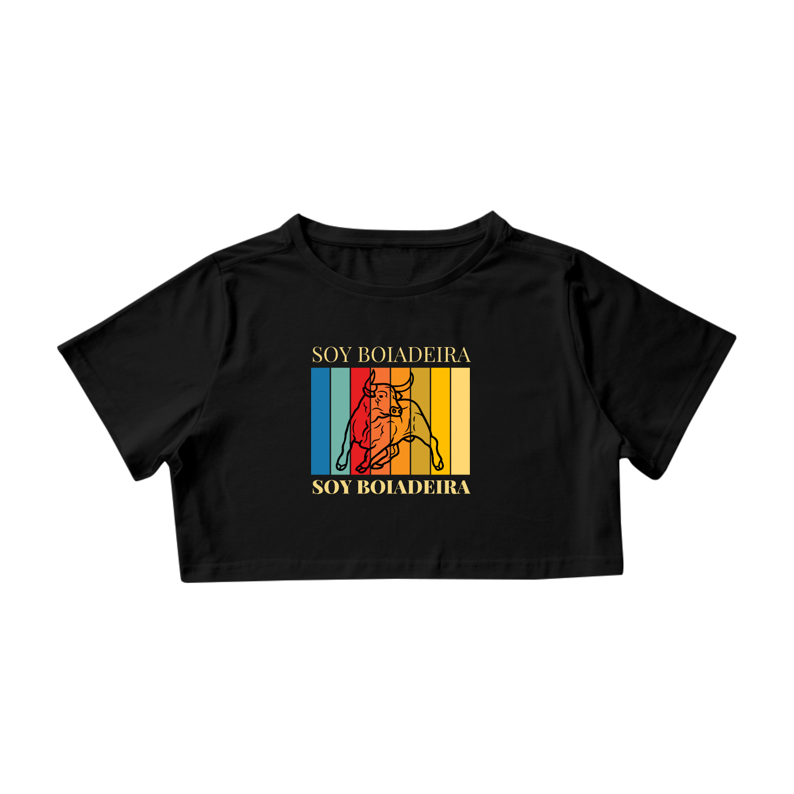 Camisa Cropped / Soy Boiadeira