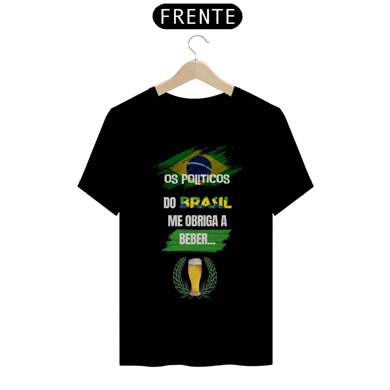 Camiseta T-Shirt Classic Unissex / Os Políticos Do Brasil