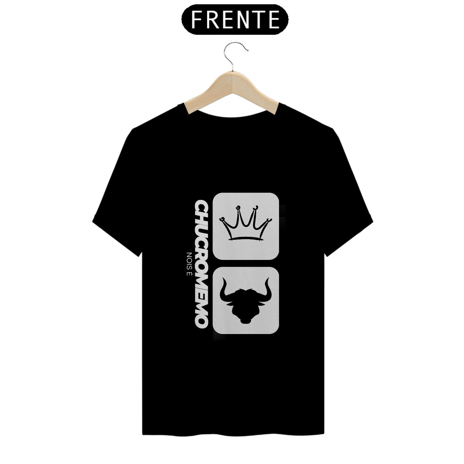 Camiseta T-Shirt Classic Masculino / Chucro é Nois Memo