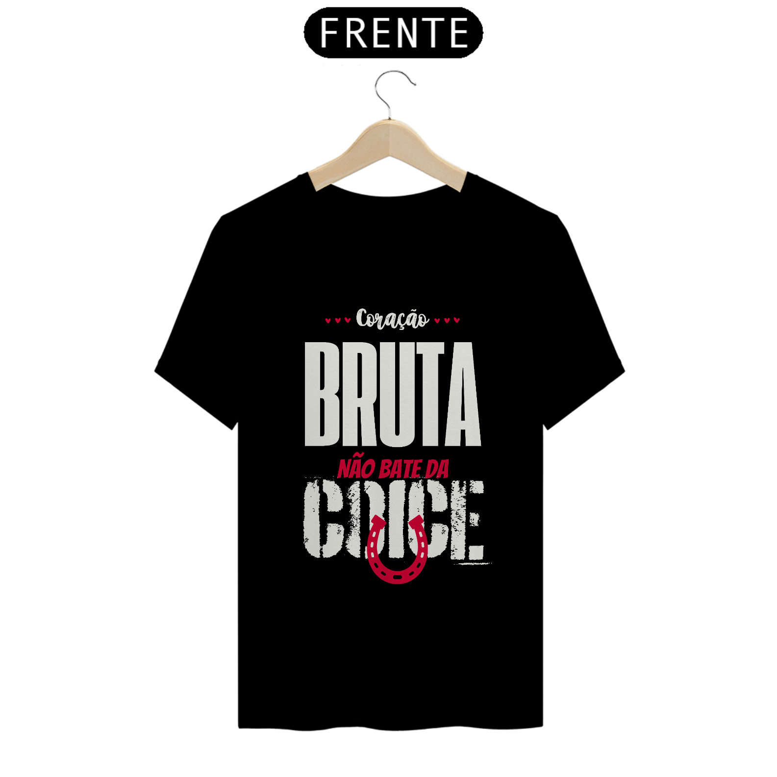 Camiseta T-Shirt Classic Unissex / Coração De Bruta