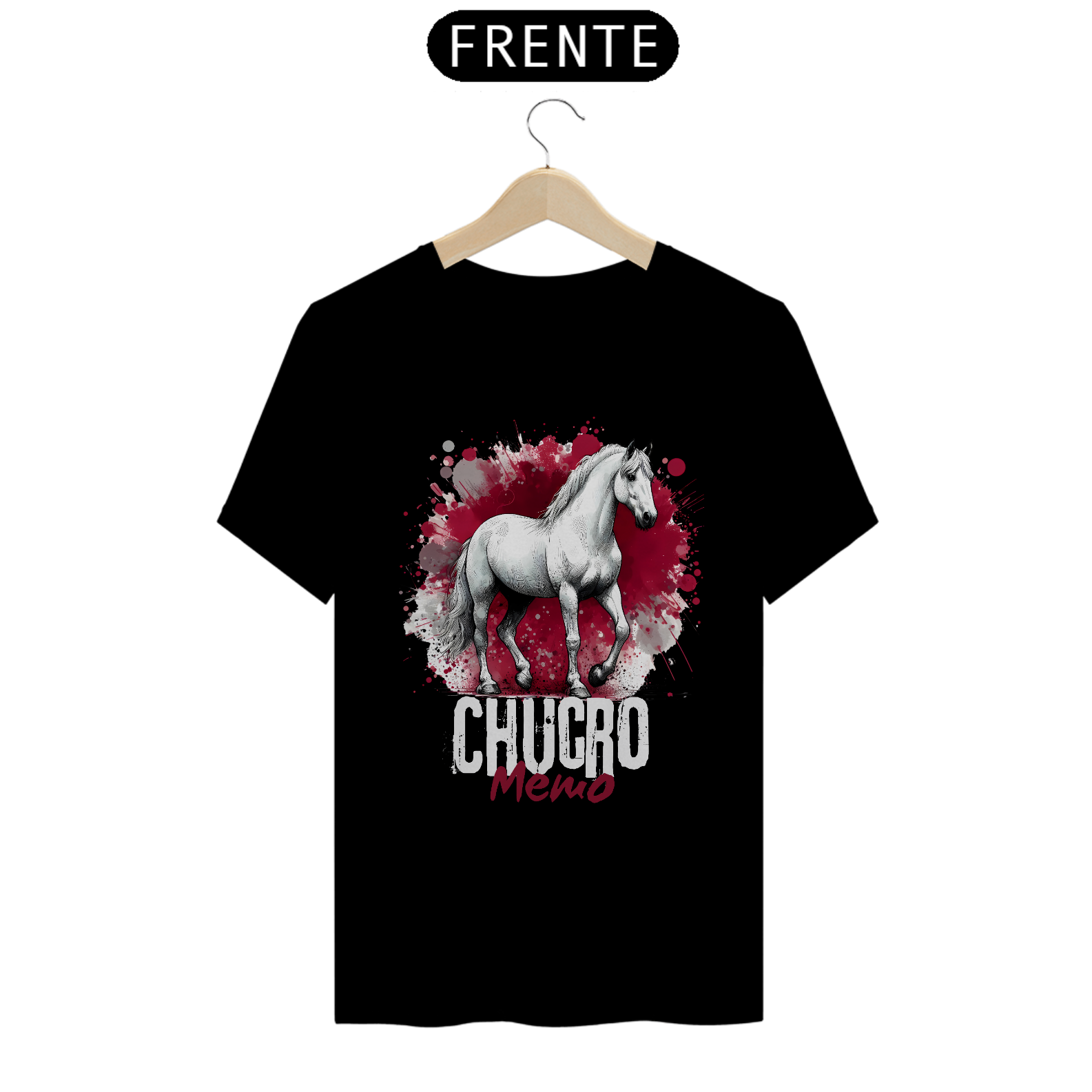 Camiseta T-Shirt Quality / Cavalo Chucro