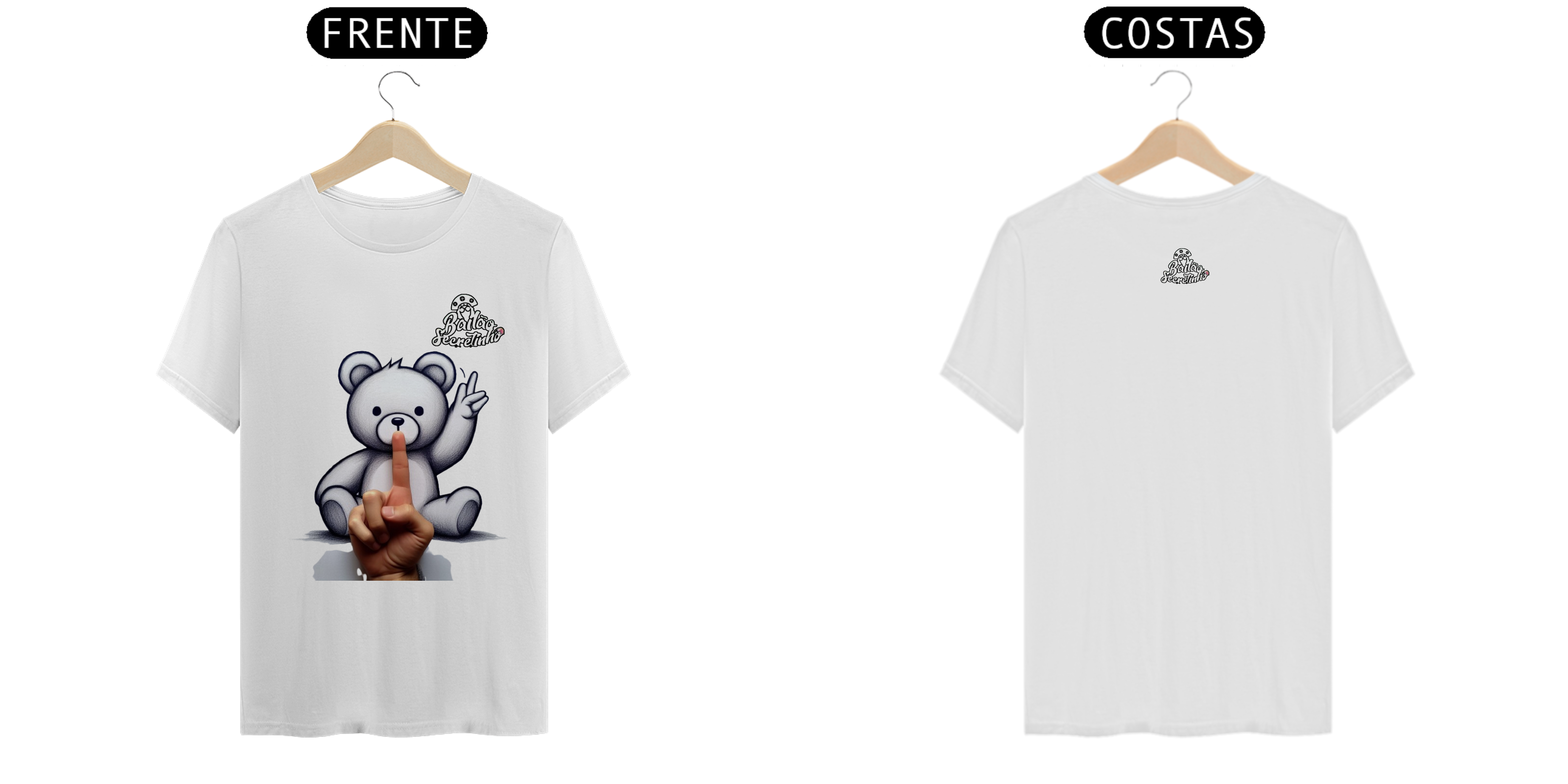 Camiseta Urso Secretinho