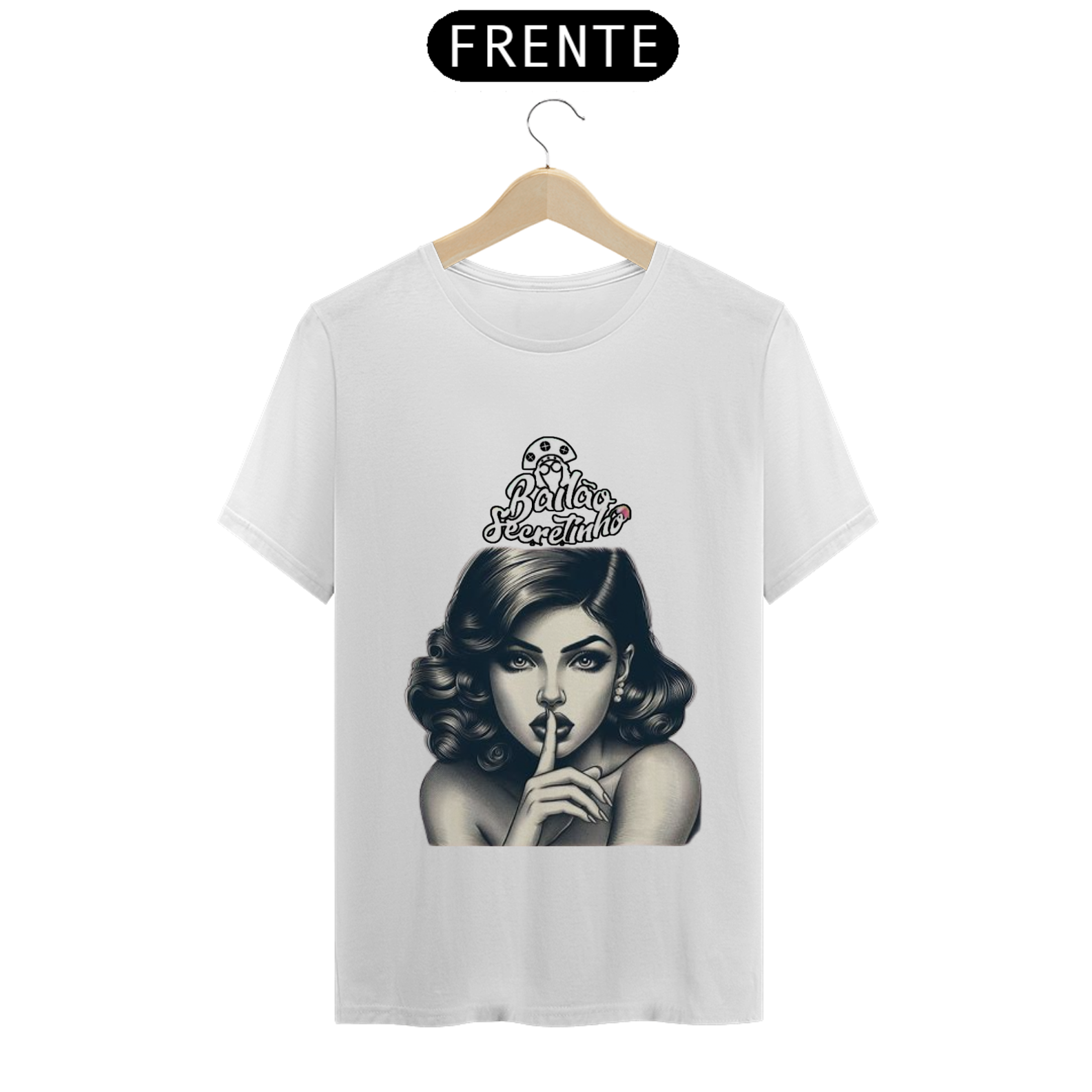 Camiseta Pin-UP Secretinho