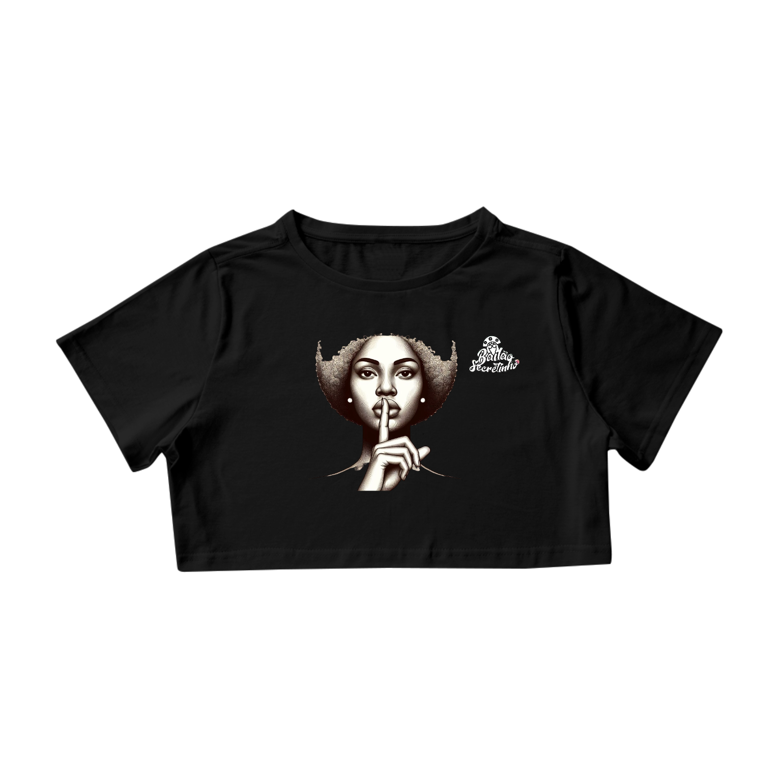 Cropped Black Secretinho