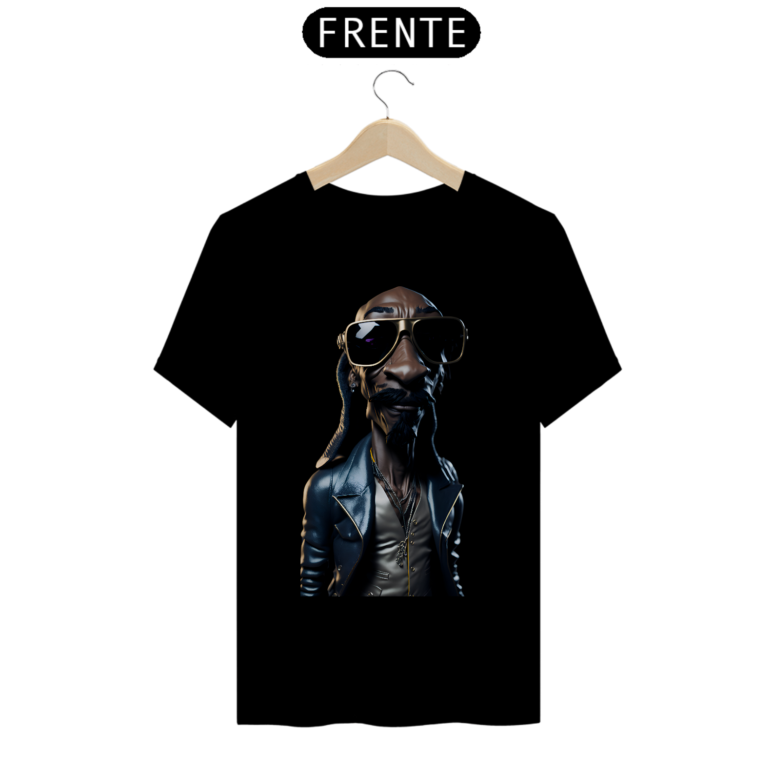 Camiseta Snoop Dog Arte IA