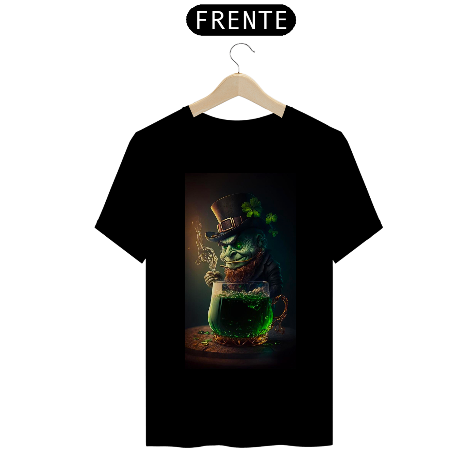 Camiseta Mago Verde Arte IA