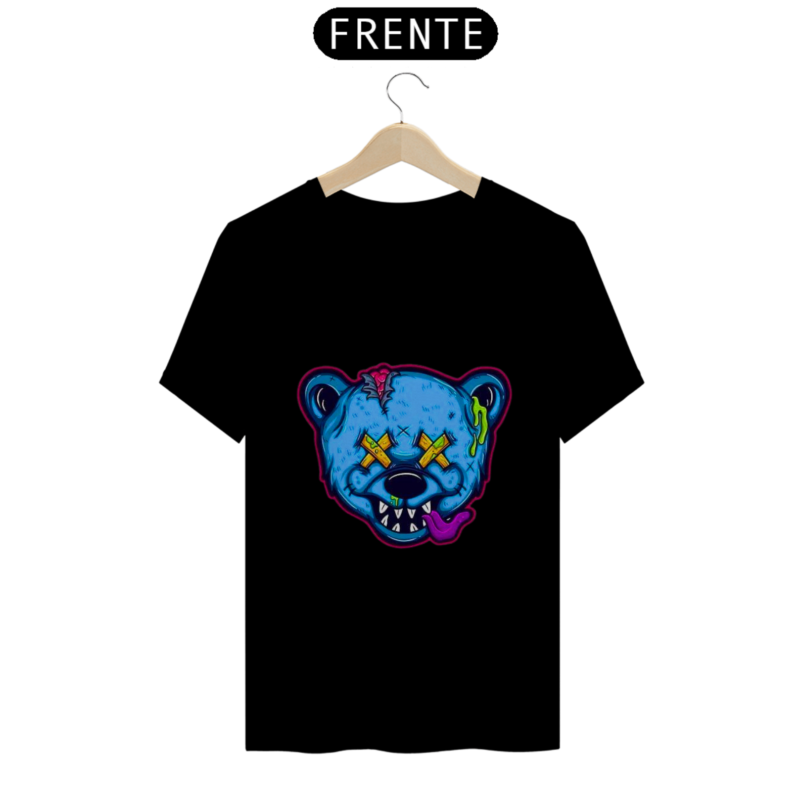 Camiseta Urso Arte IA