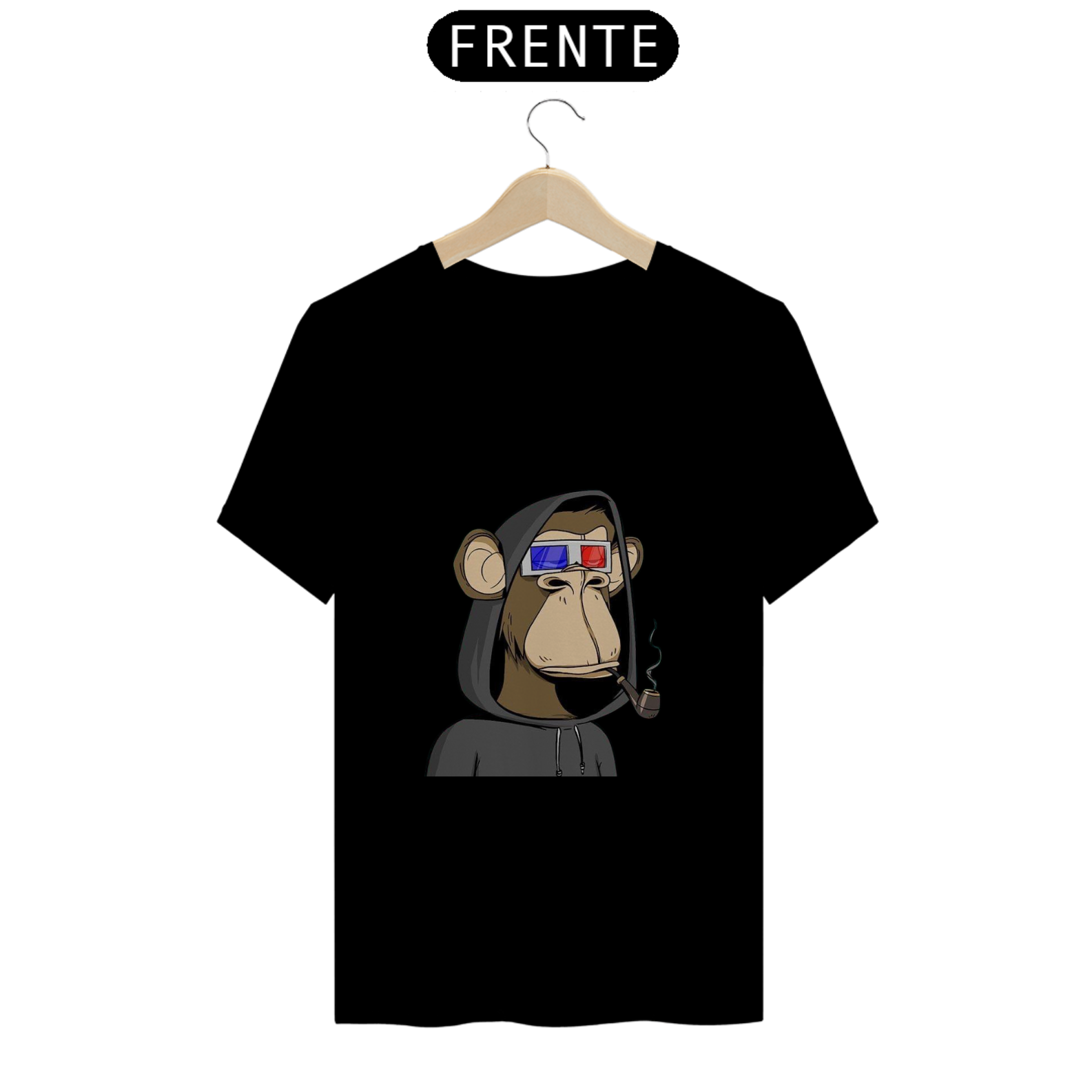 Camiseta Macaco nft Arte IA