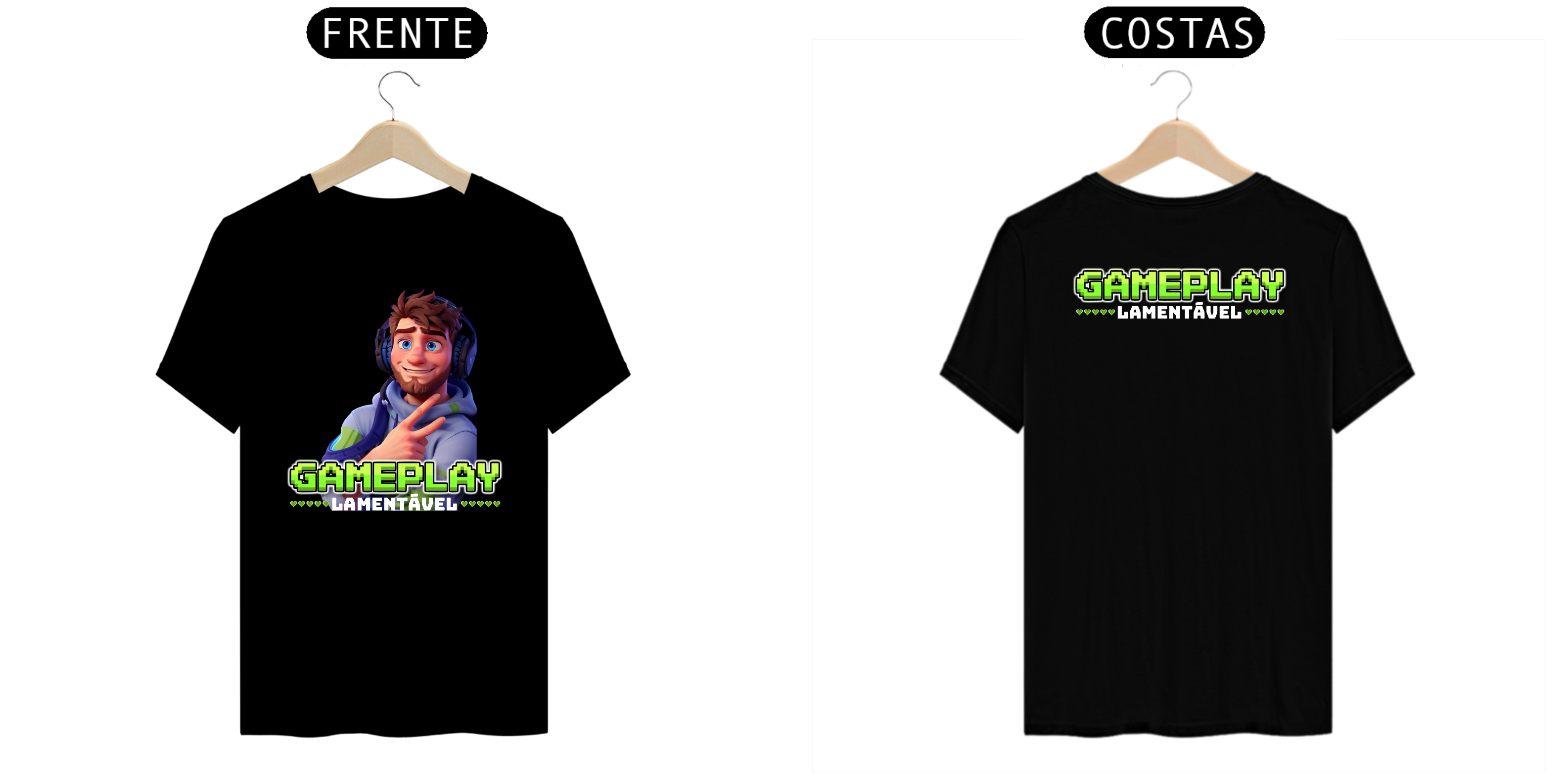 T-shirt Gameplay Lámentavel