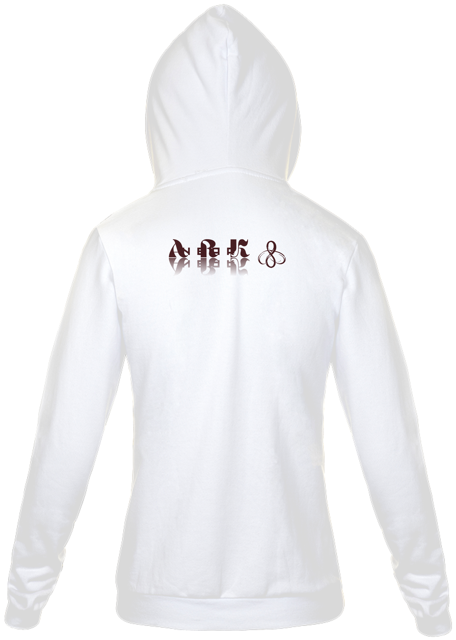 Moletom Com Zíper ARK NEAR REFLEXO - Branco