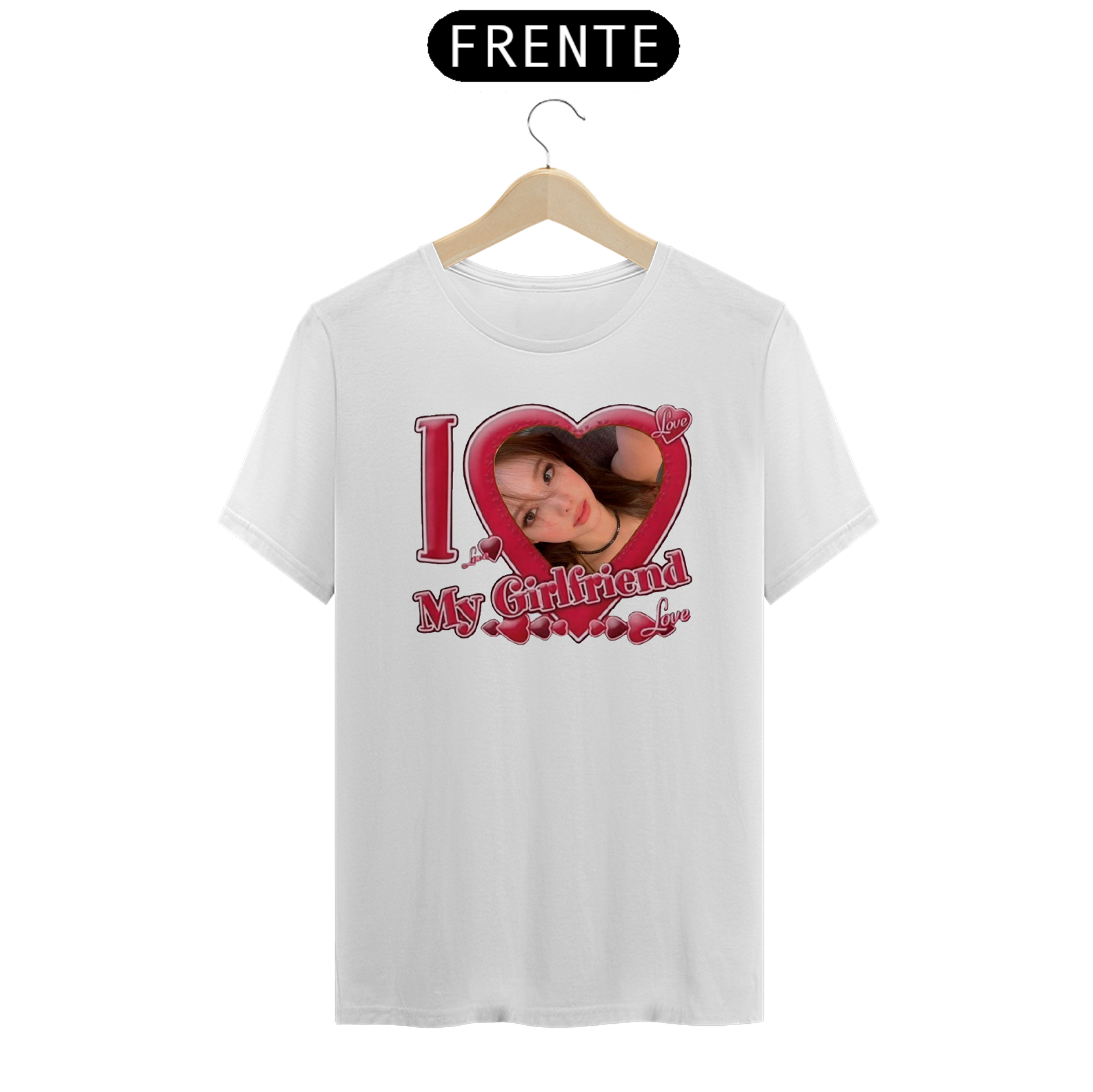 Nome do produto: Camiseta I Love My Girlfriend Twice Nayeon