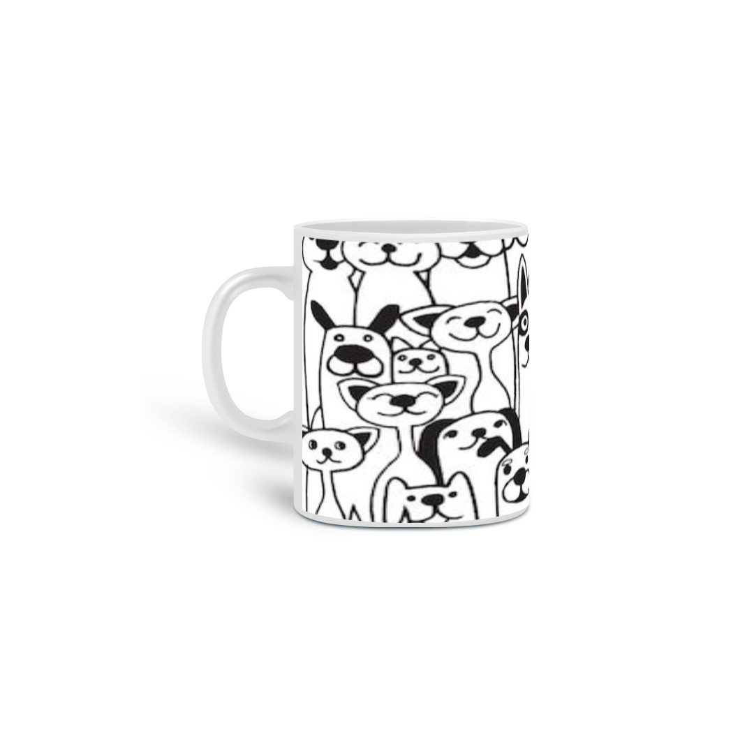 Caneca animais grupo