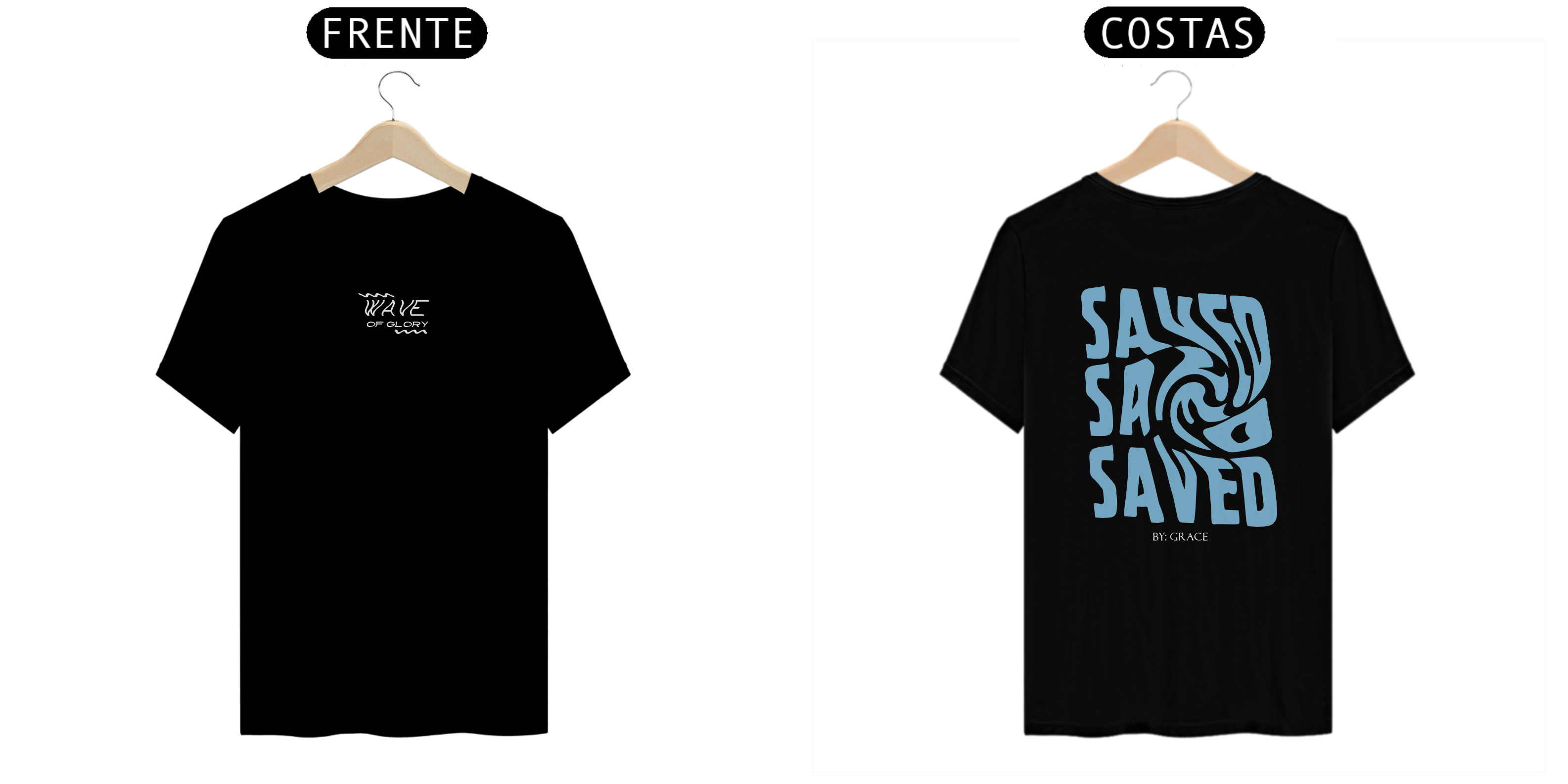 Nome do produto  CAMISETA WAVE OF GLORY - SAVED BY GRACE