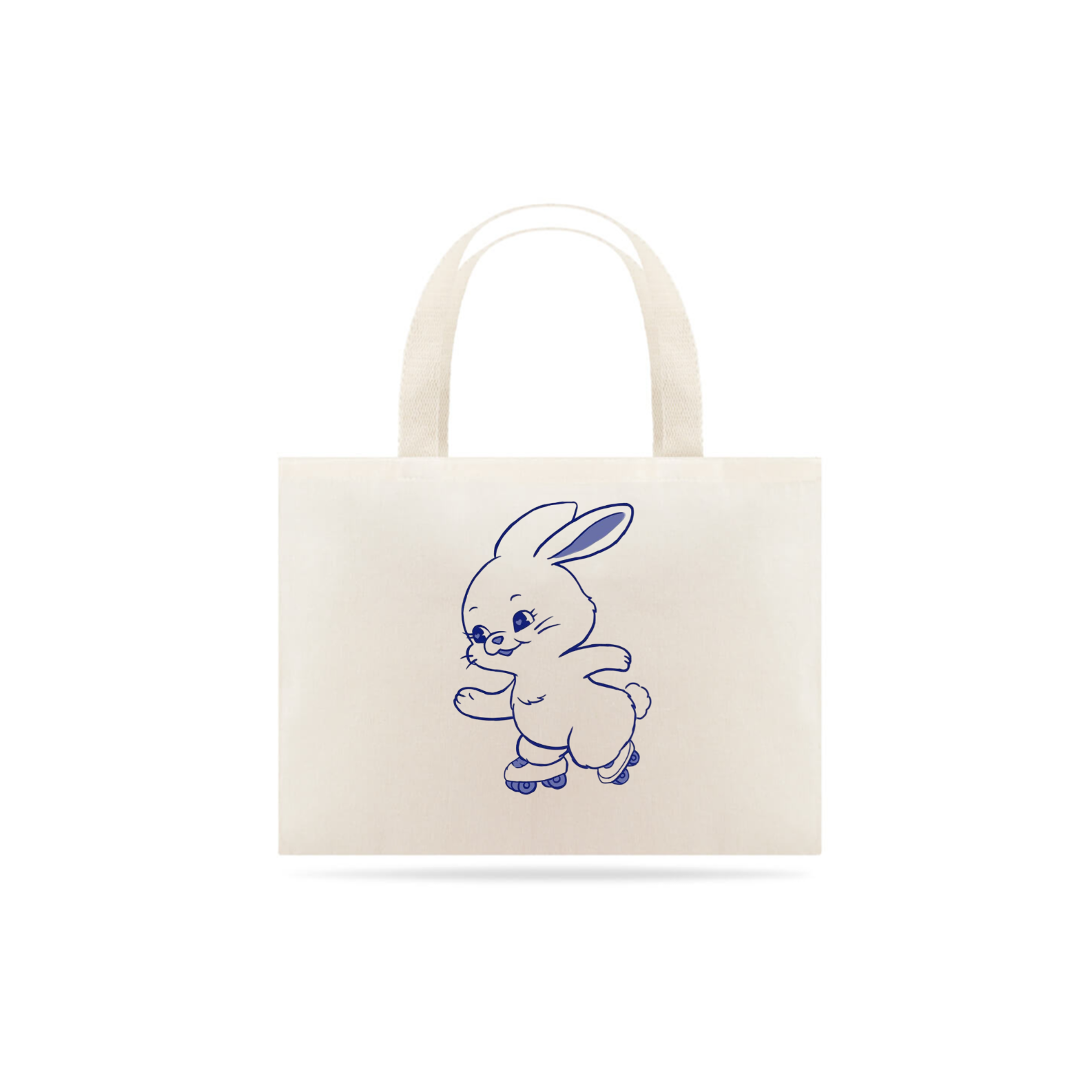 Nome do produto: Eco bag NEWJEANS coelhinho azul