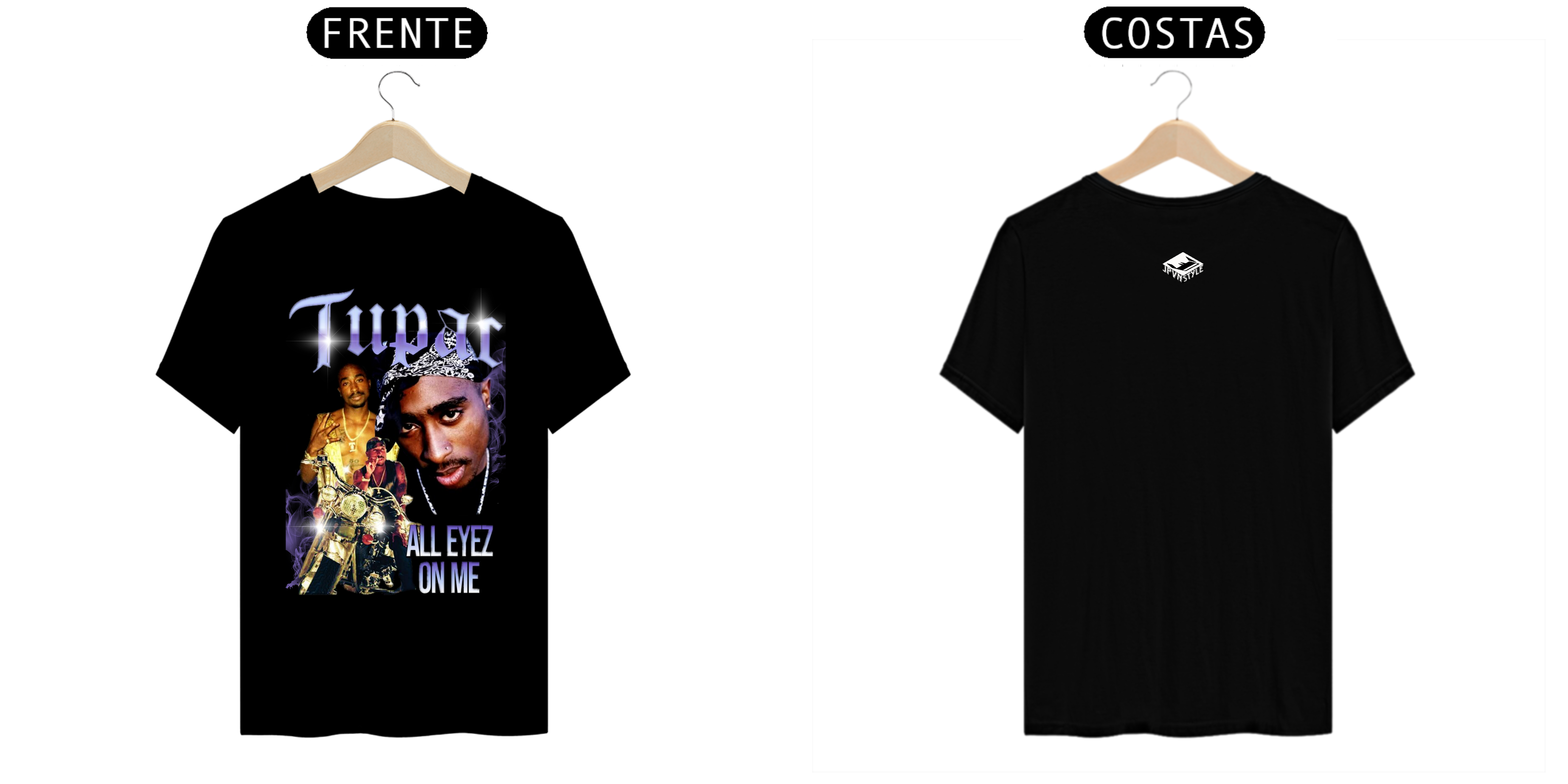 Camisa 2 pac - preto