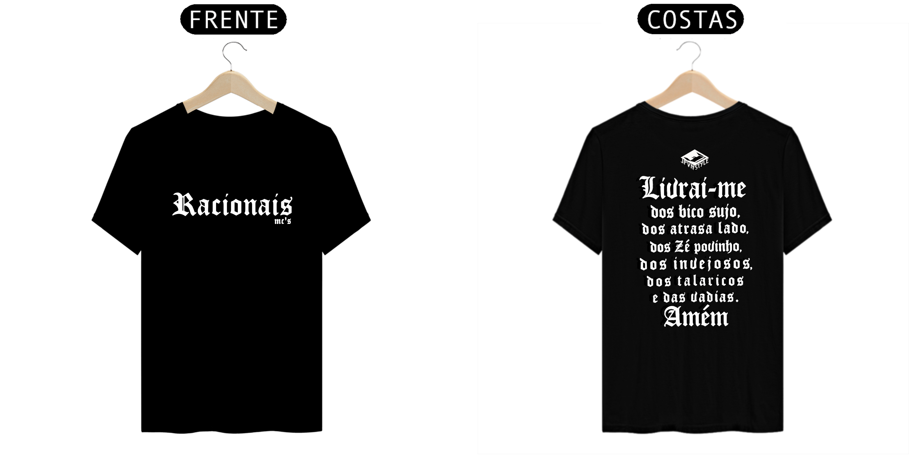 Nome do produto: Camisa Racionais mc´s