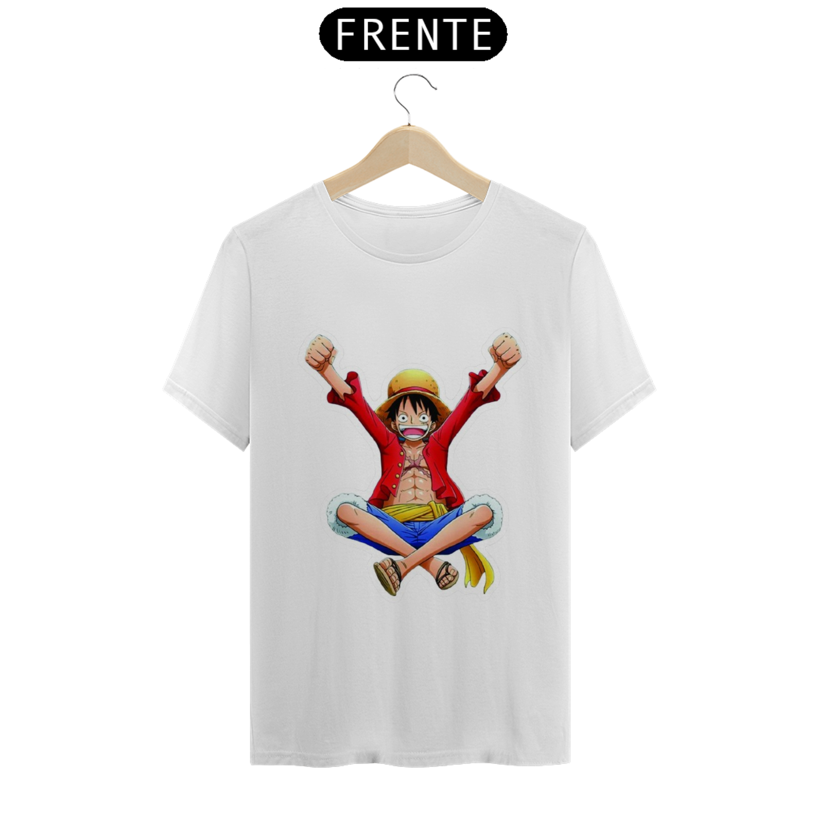 Camiseta Luffy T-shirt Clássica Unissex