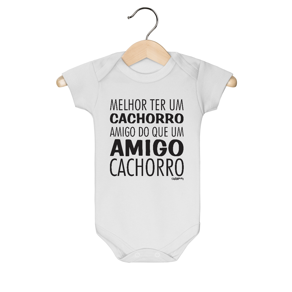Body Bebê Cachorro Amigo ou Amigo Cachorro