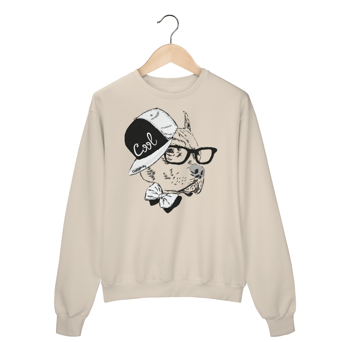 Moletom Blusão Pitbull de Boné e Óculos