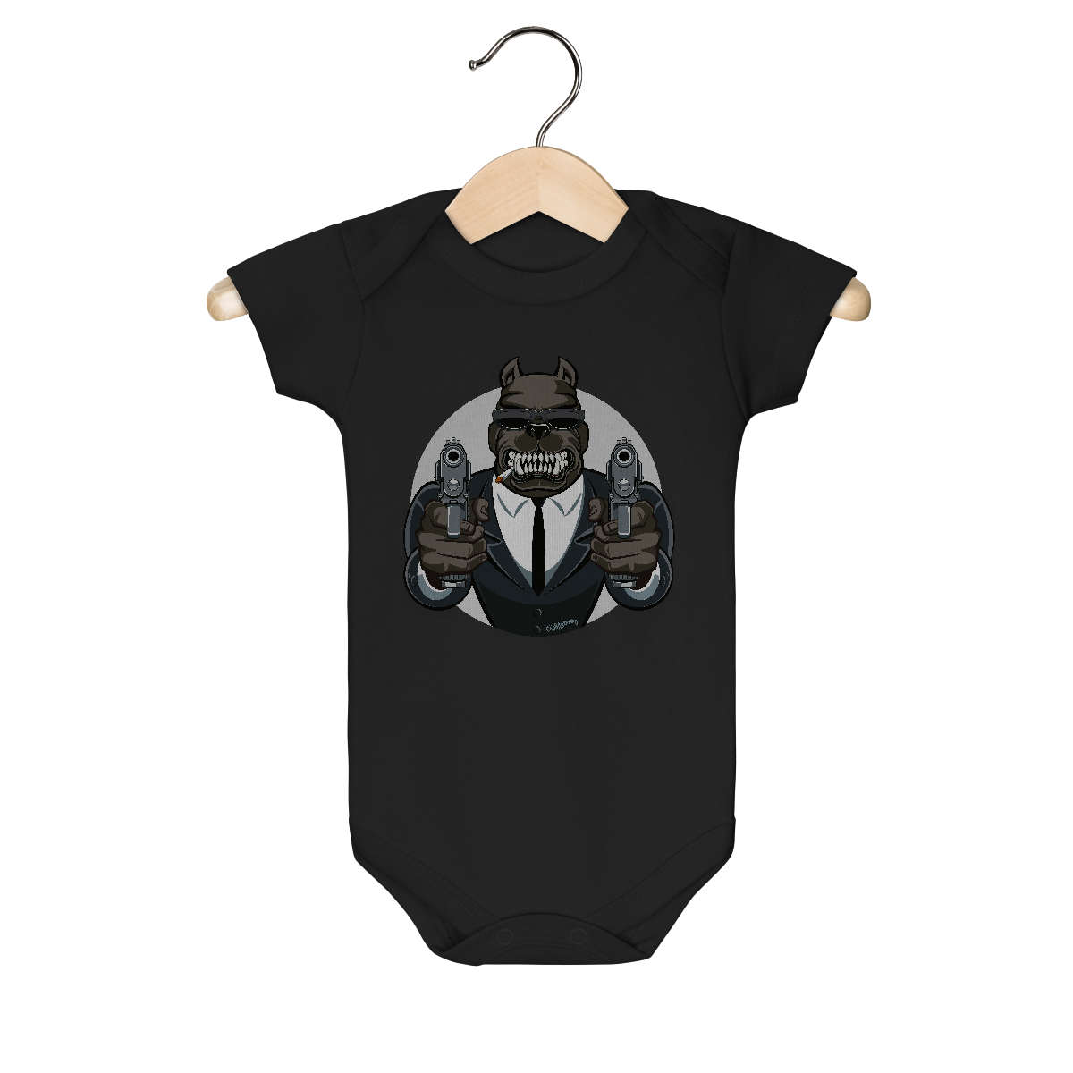 Body Bebê Pitbull Mafioso