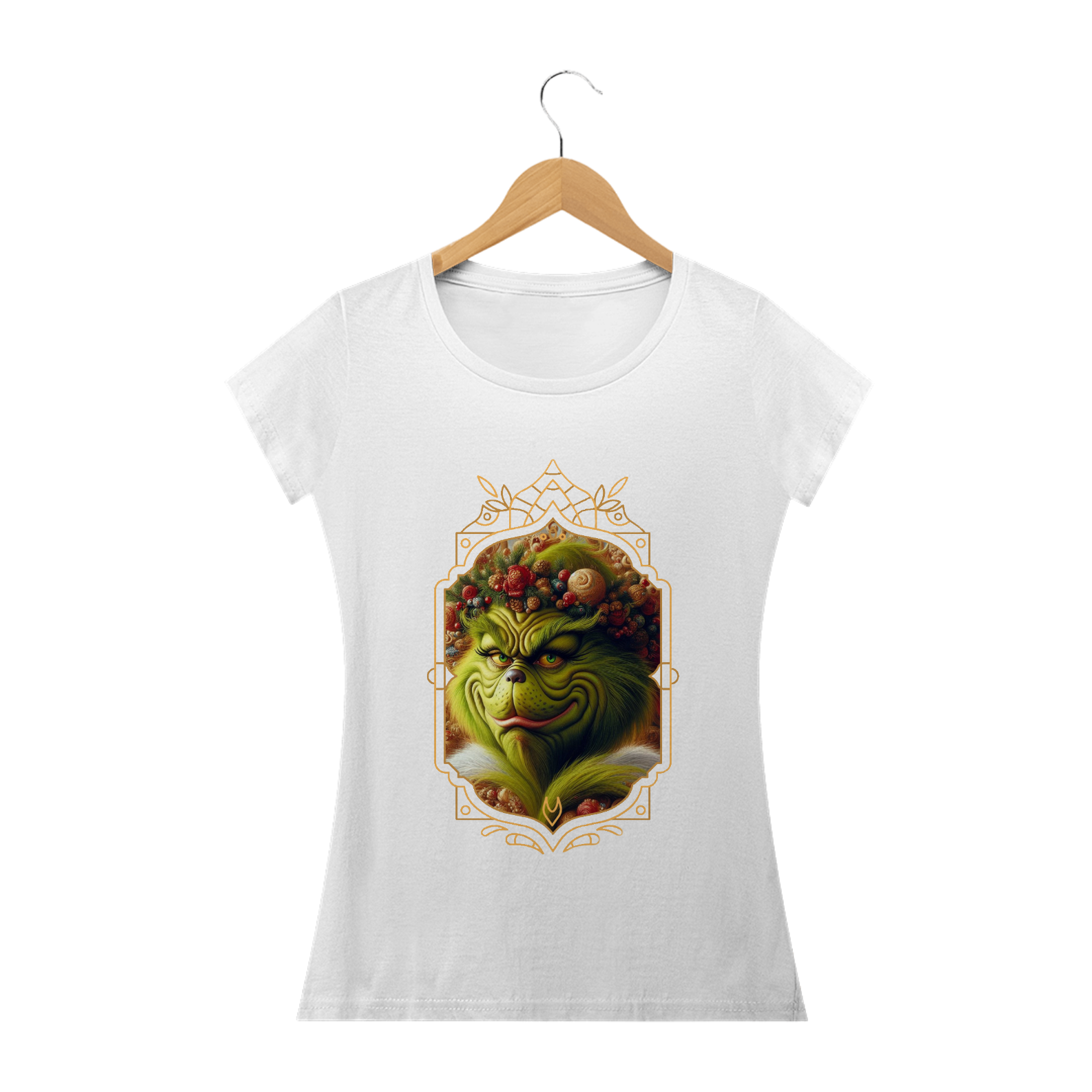 Camiseta Baby Look - O Grinch