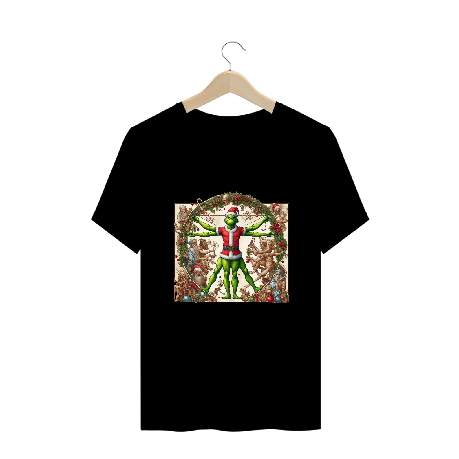 Camiseta Plus Size - Grinch Vitruviano