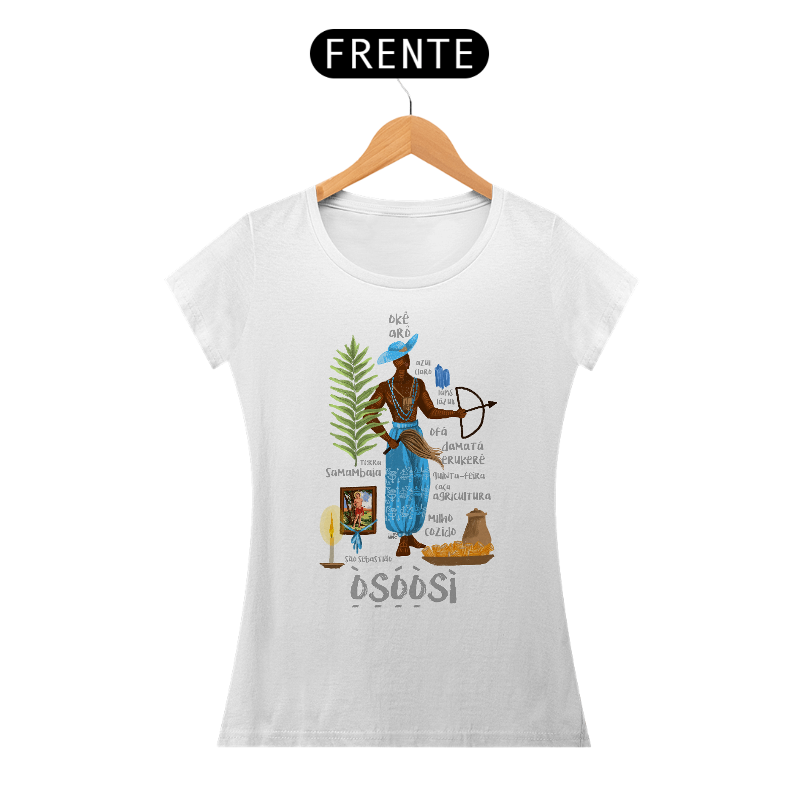 Camisa Oxóssi - Baby Long