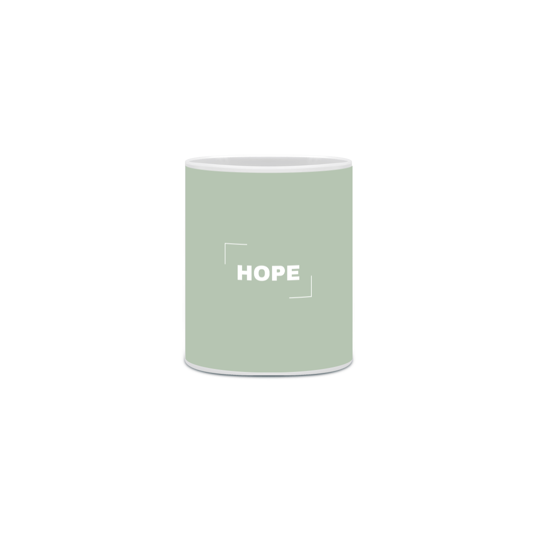 Caneca Cristã HOPE/Esperança - Verde