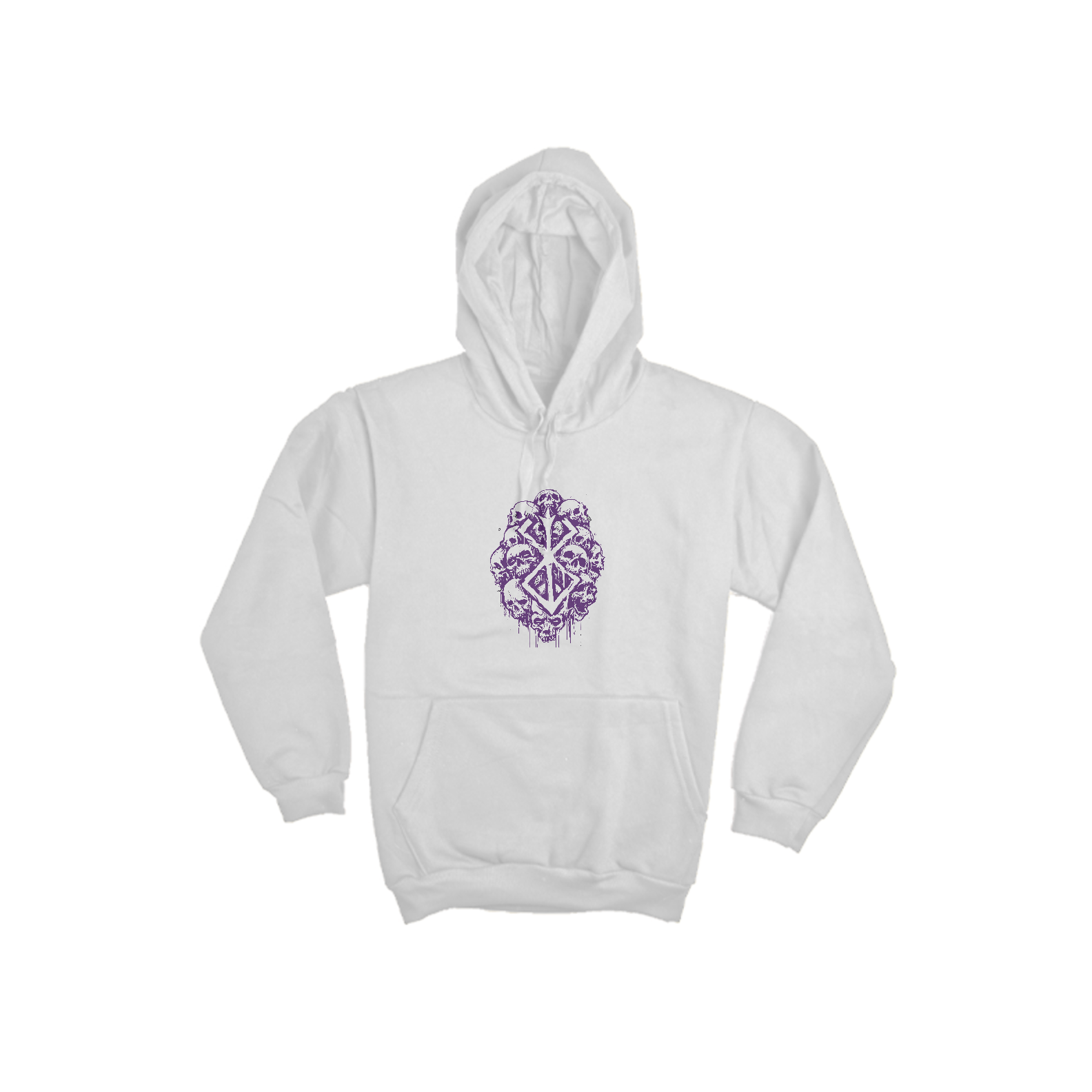 Moletom canguru marca do sacrifício (Berserk)