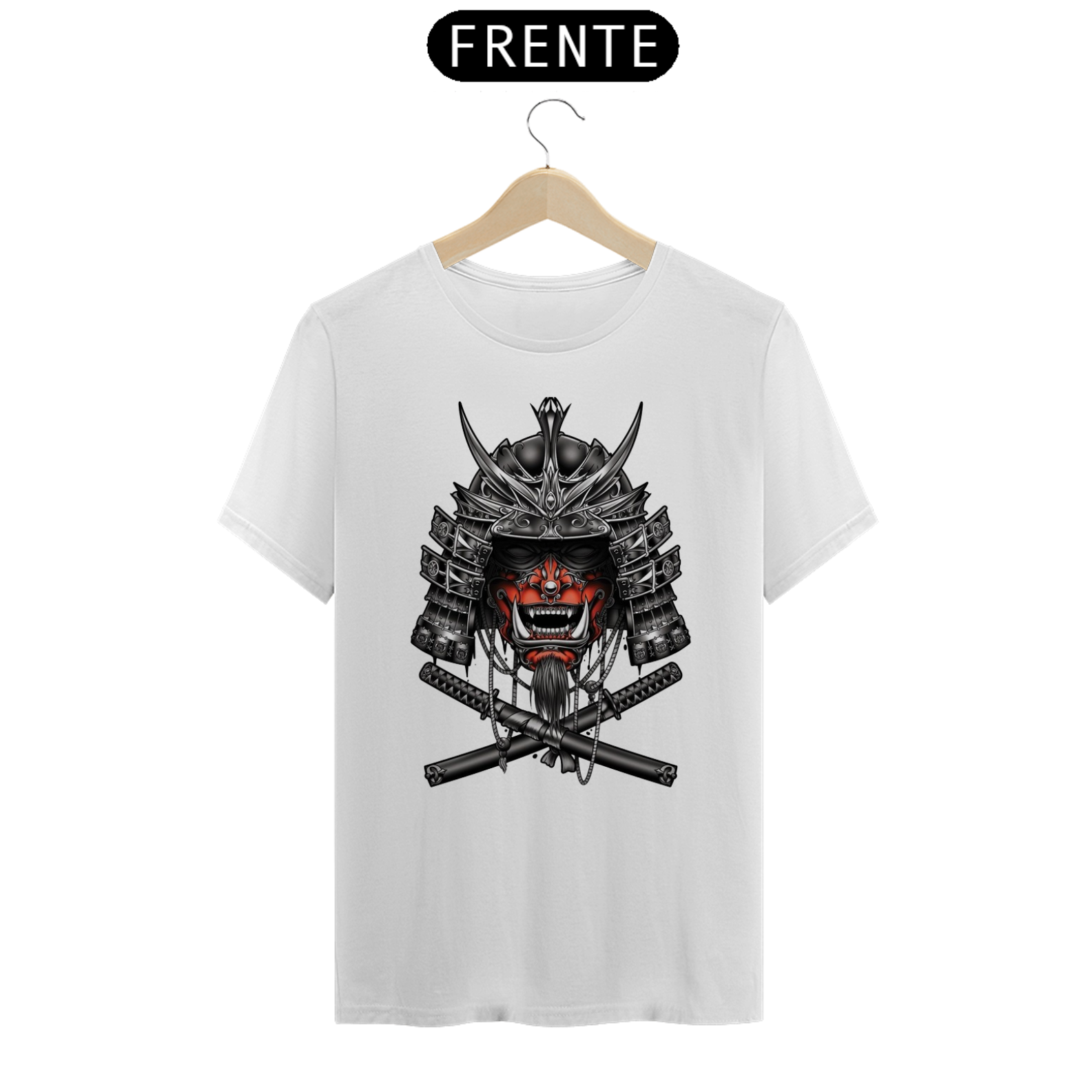 Camiseta masculina samurai 
