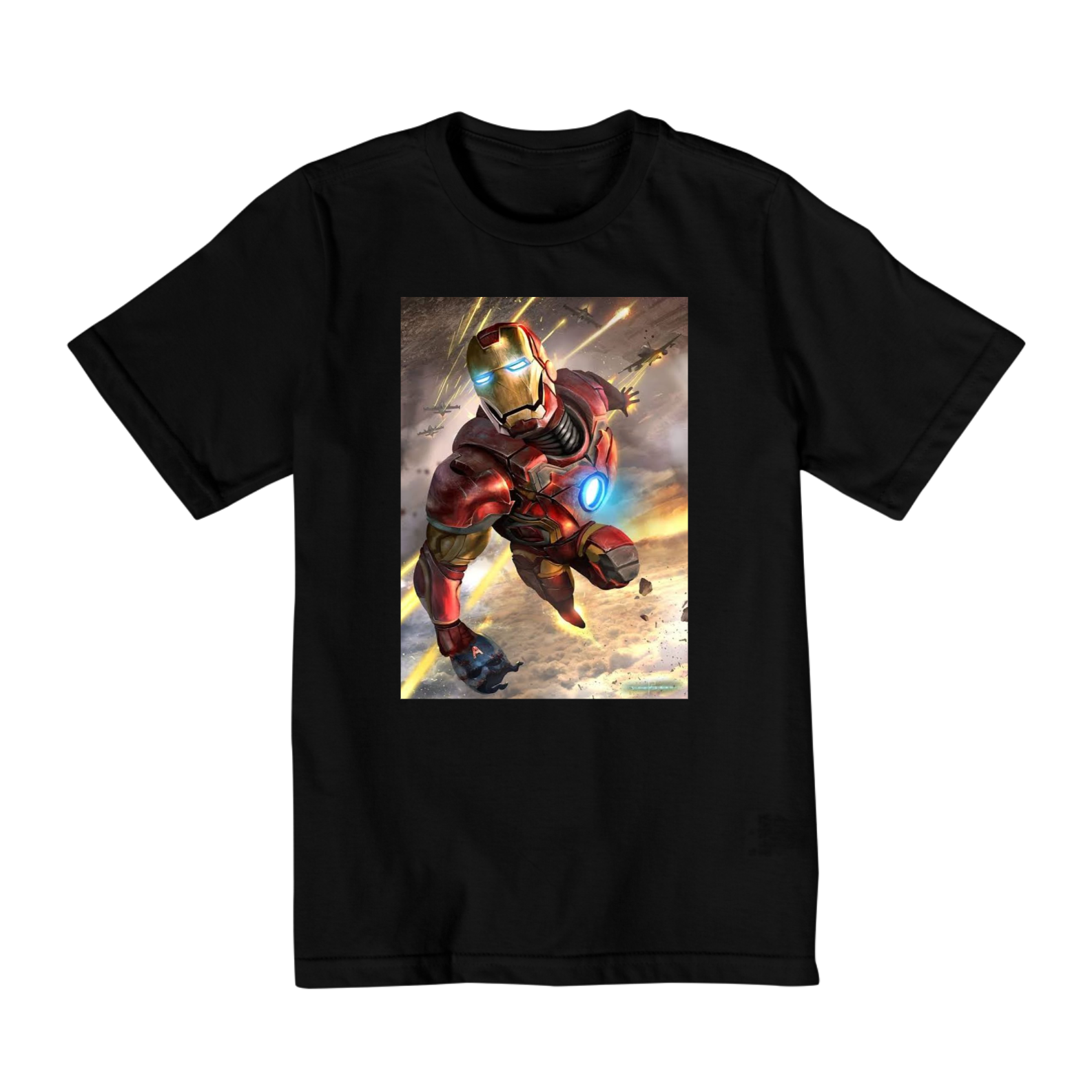 Camiseta infantil homem de ferro!