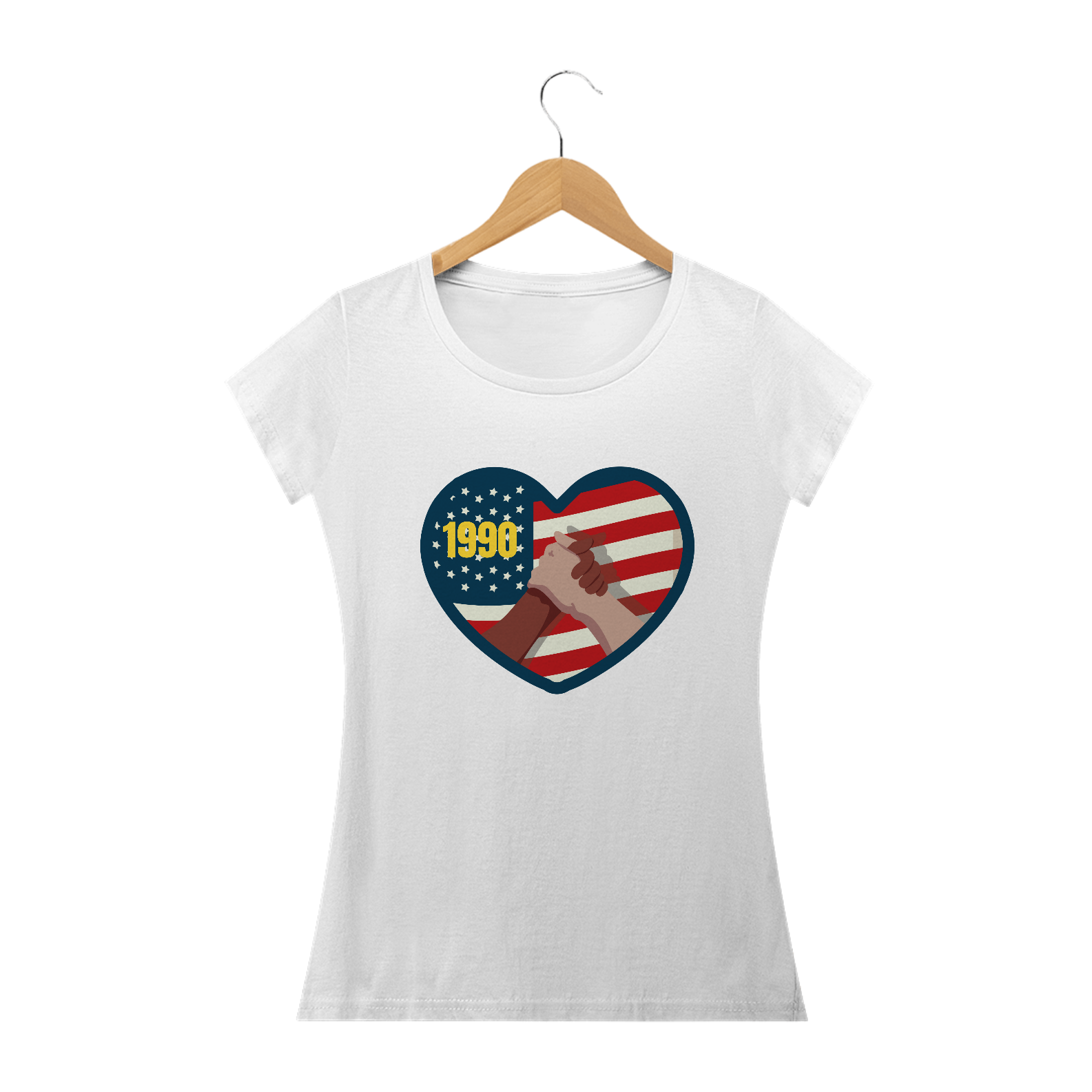 Camiseta Baby Long - 1990