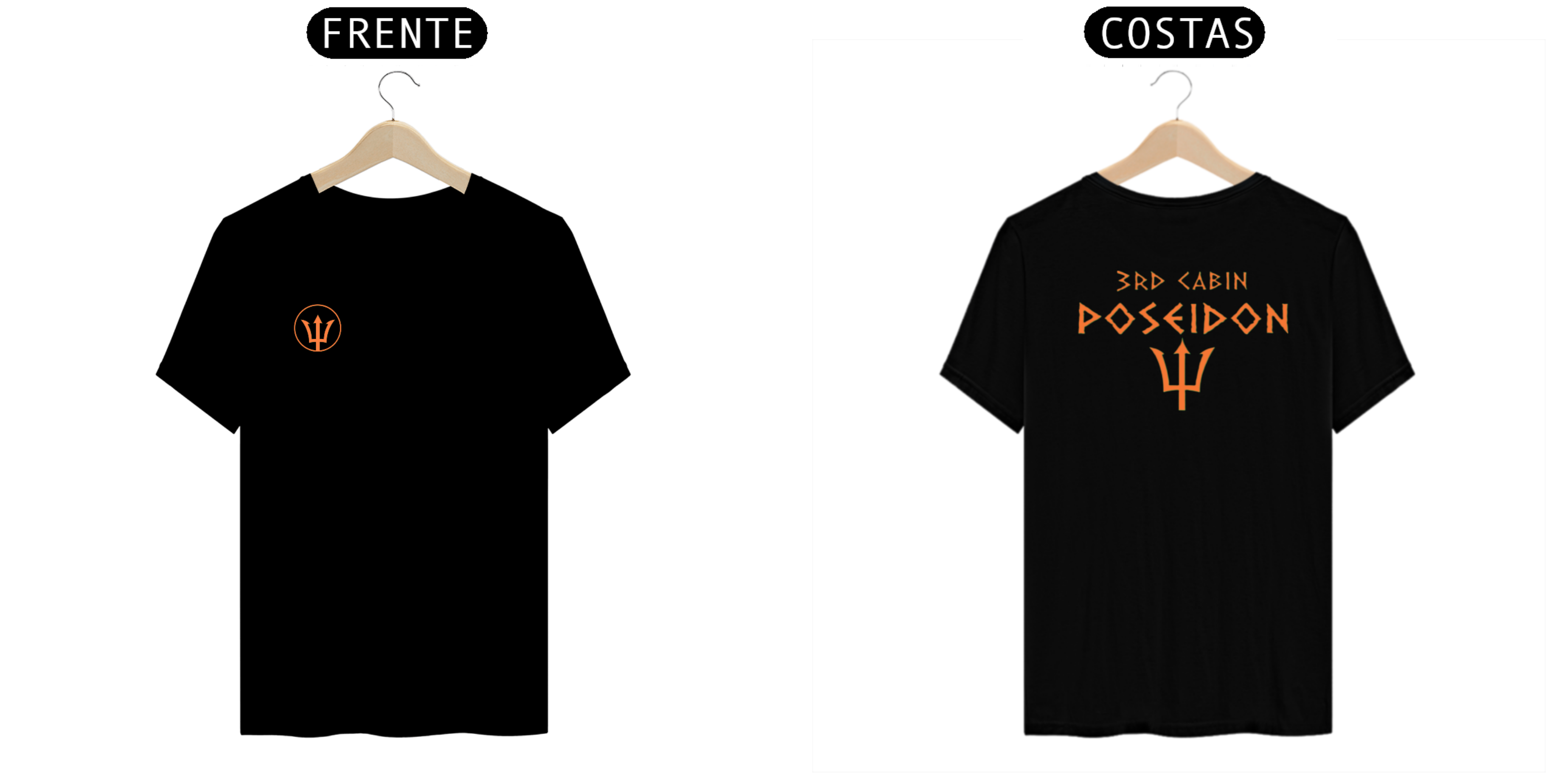 Nome do produto: Camiseta Percy Jackson Cabine 3