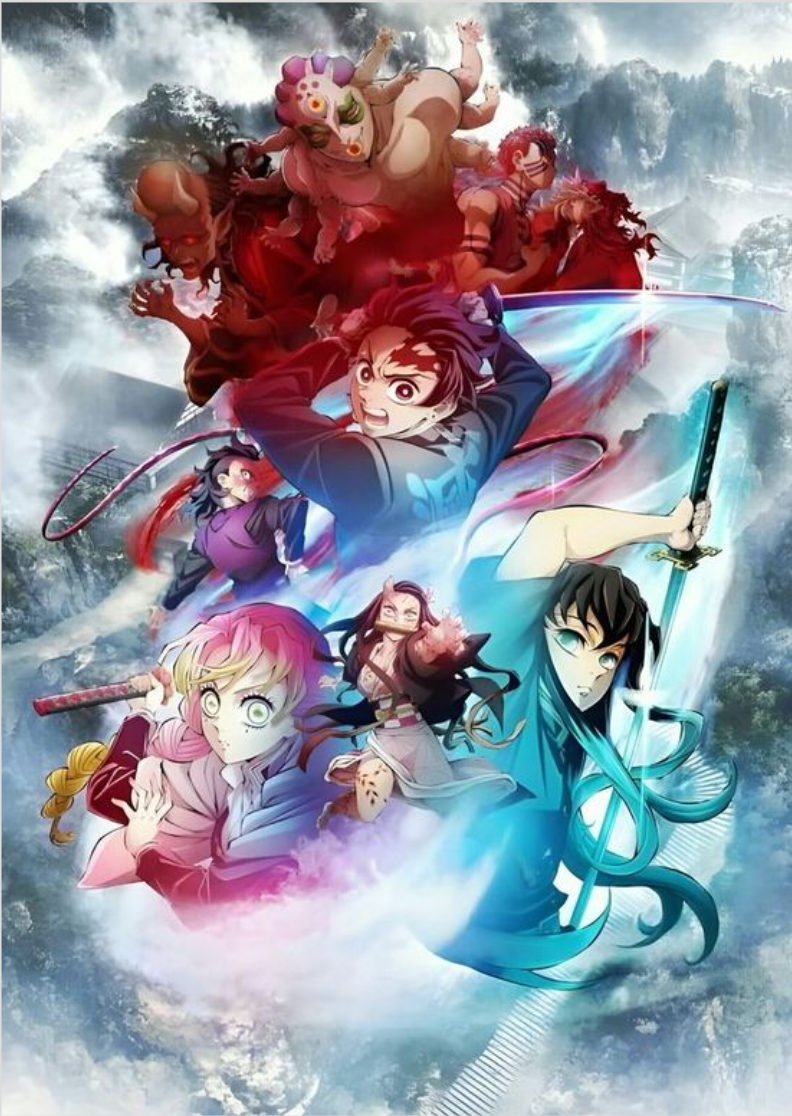 Pôster Demon Slayer 3ª Temporada