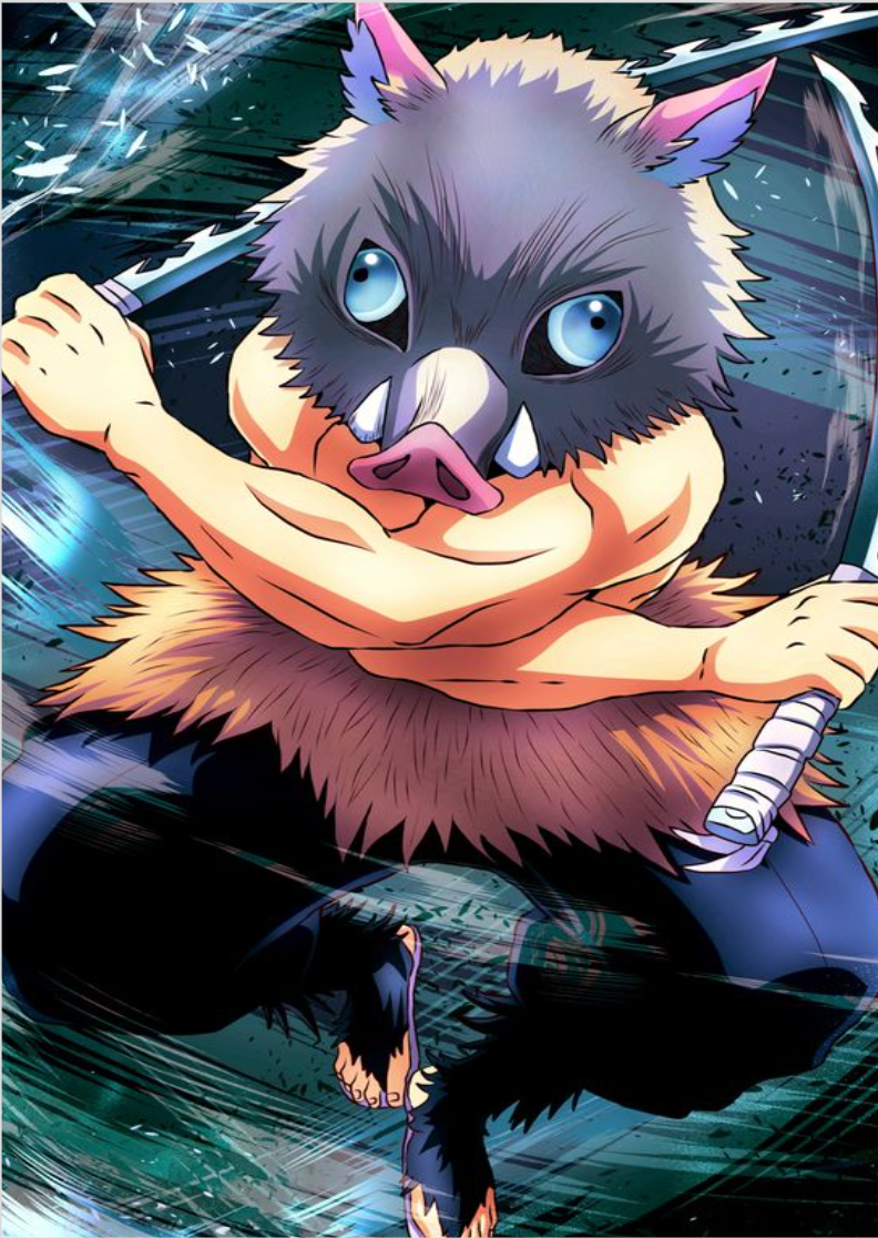 Pôster Inosuke Hashibira| Demon Slayer