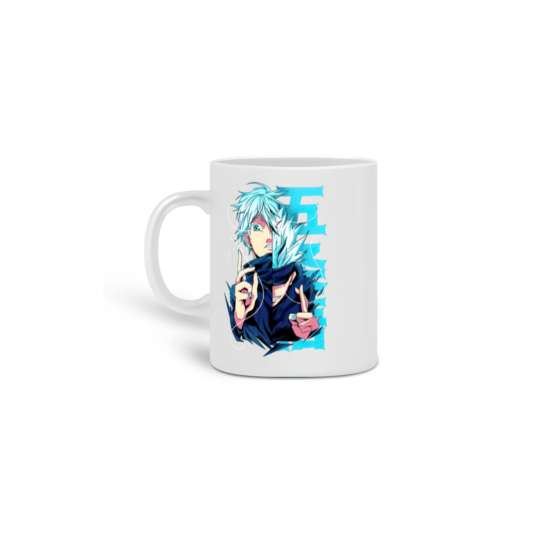 Caneca Satoru Gojo Colorida | Jujutsu Kaisen