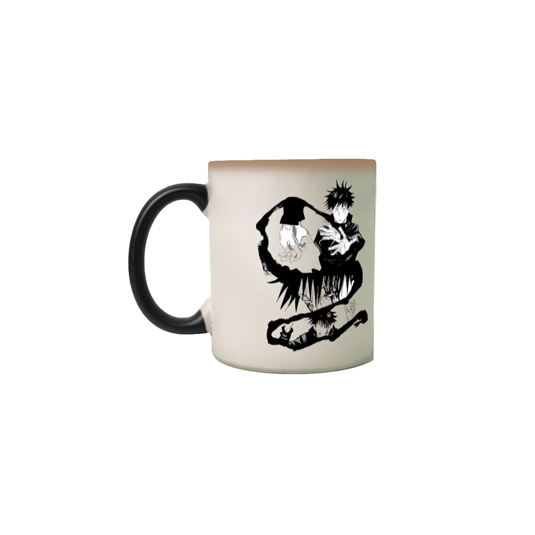 Caneca Mágica Megumi Fushiguro | Jujutsu Kaisen