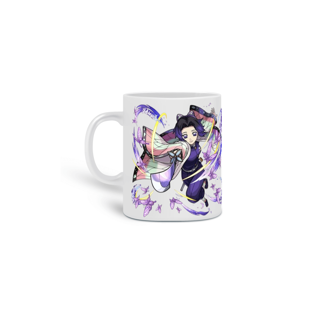 Caneca Shinobu Kocho | Pilar do Inseto | Demon Slayer