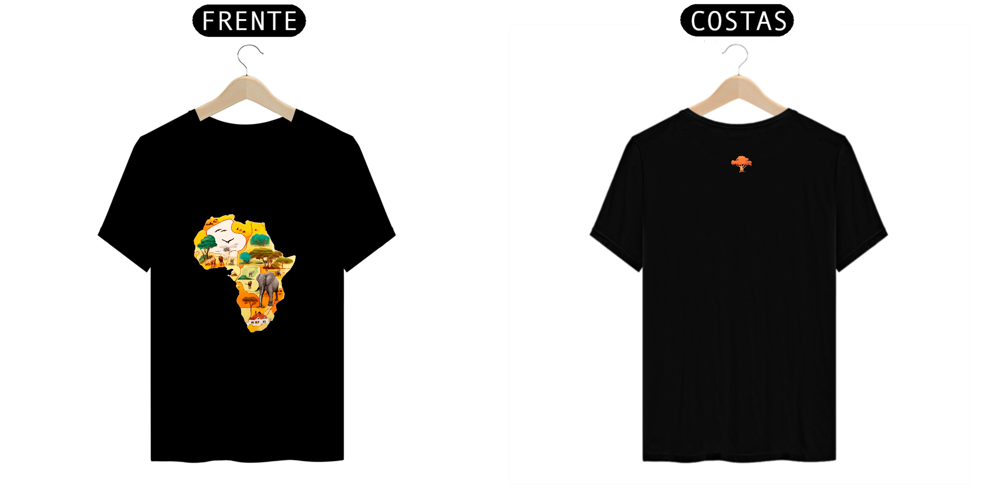 Nome do produto  Camiseta Diamante Bruto Africa