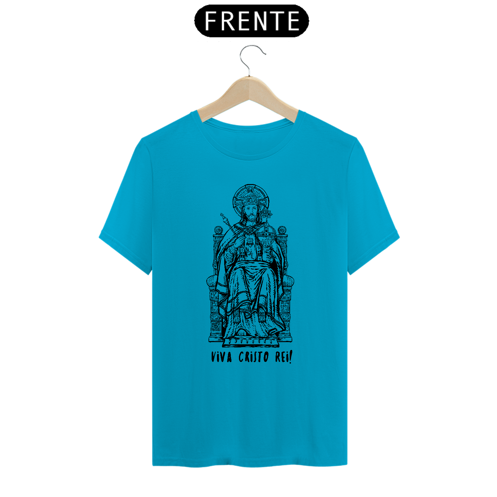 Camiseta Basic Viva Cristo Rei! 